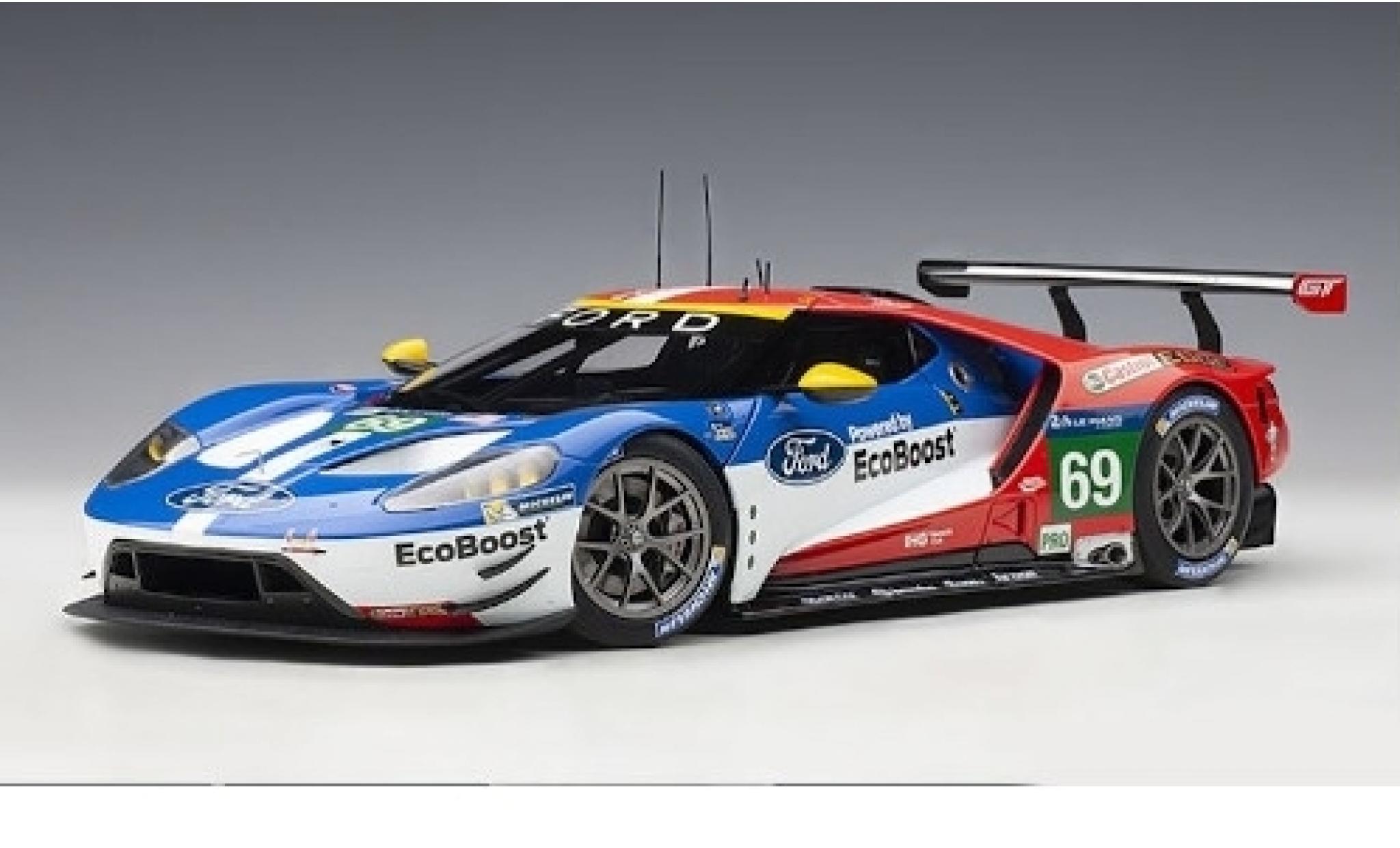 Ford GT 1/18 AUTOart No.69 Chip Ganassi Team USA EcoBoost 24h Le Mans 2016 R.Briscoe/S.Dixon/R.Westbrook modelauto