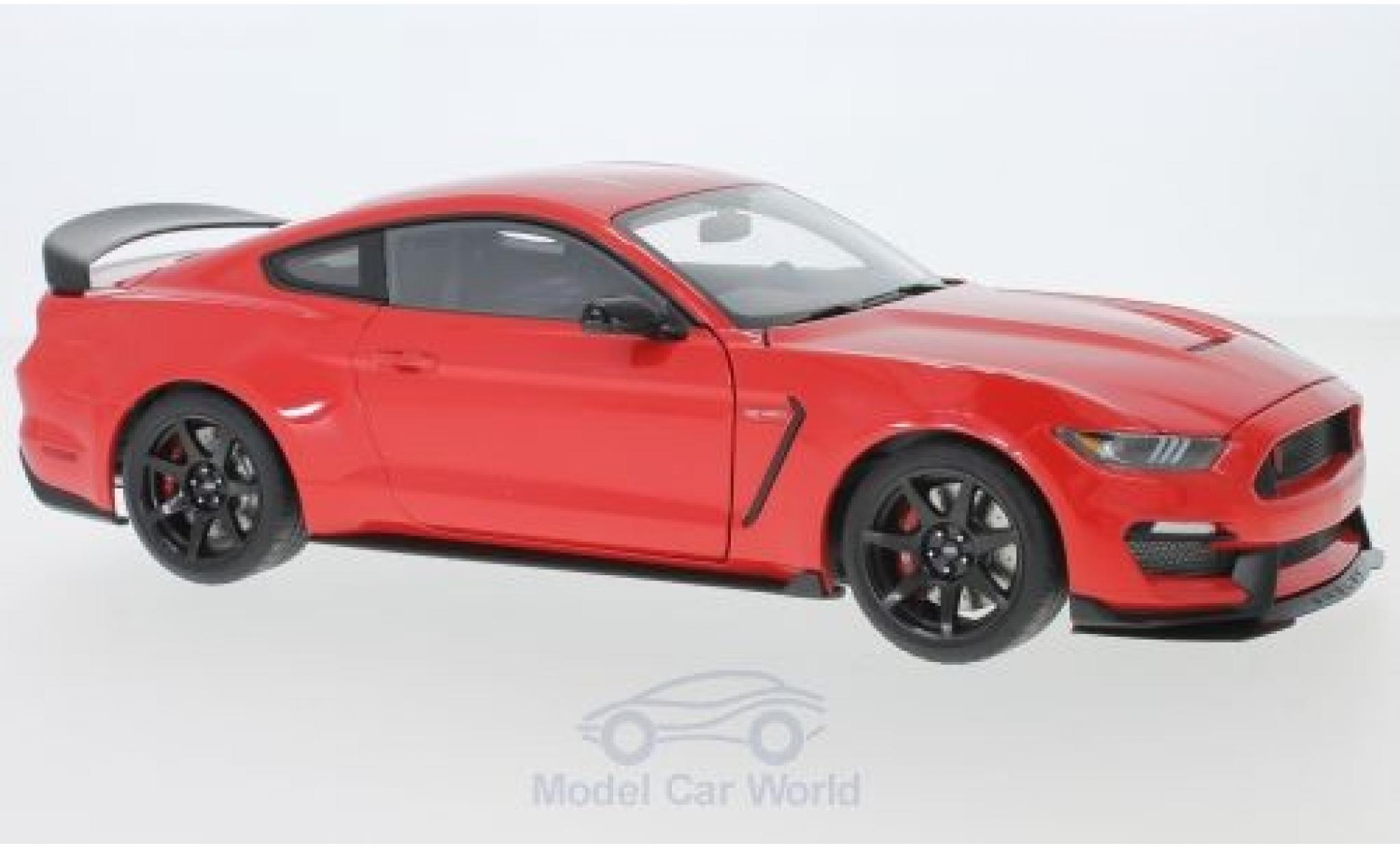Ford Mustang 1/18 AUTOart Shelby GT-350R rood 2017 modelauto