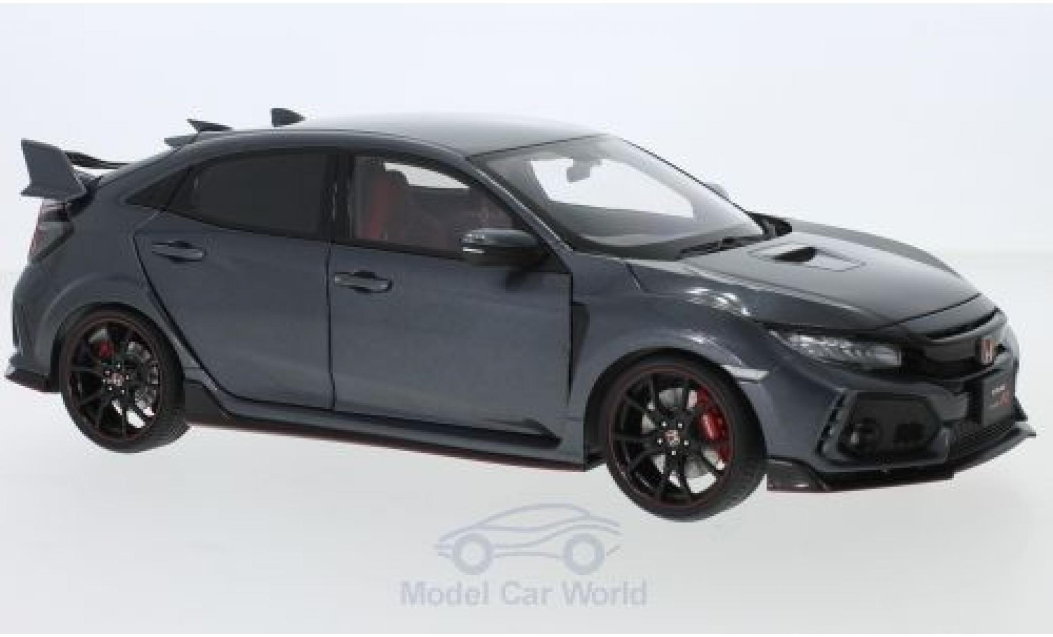 Honda Civic 1/18 AUTOart Type R (FK8) anthrazit RHD 2017 modelauto