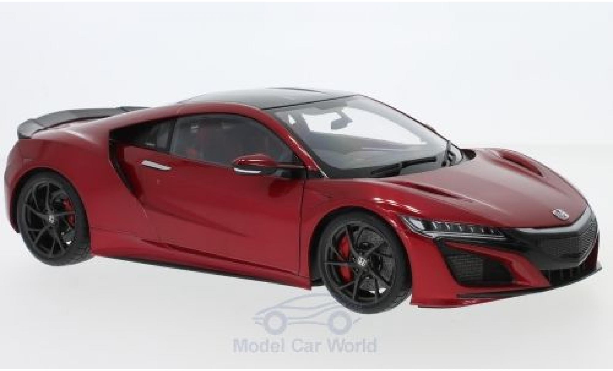 Honda NSX 1/18 AUTOart (NC1) metallic rood RHD 2016 modelauto