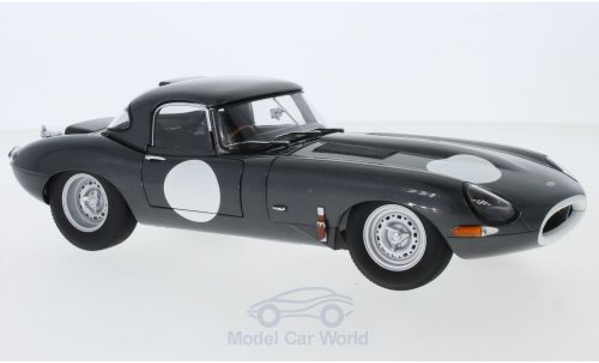 Jaguar E-Type 1/18 AUTOart Lightweight grijs RHD mit abnehmbarem Dach modelauto