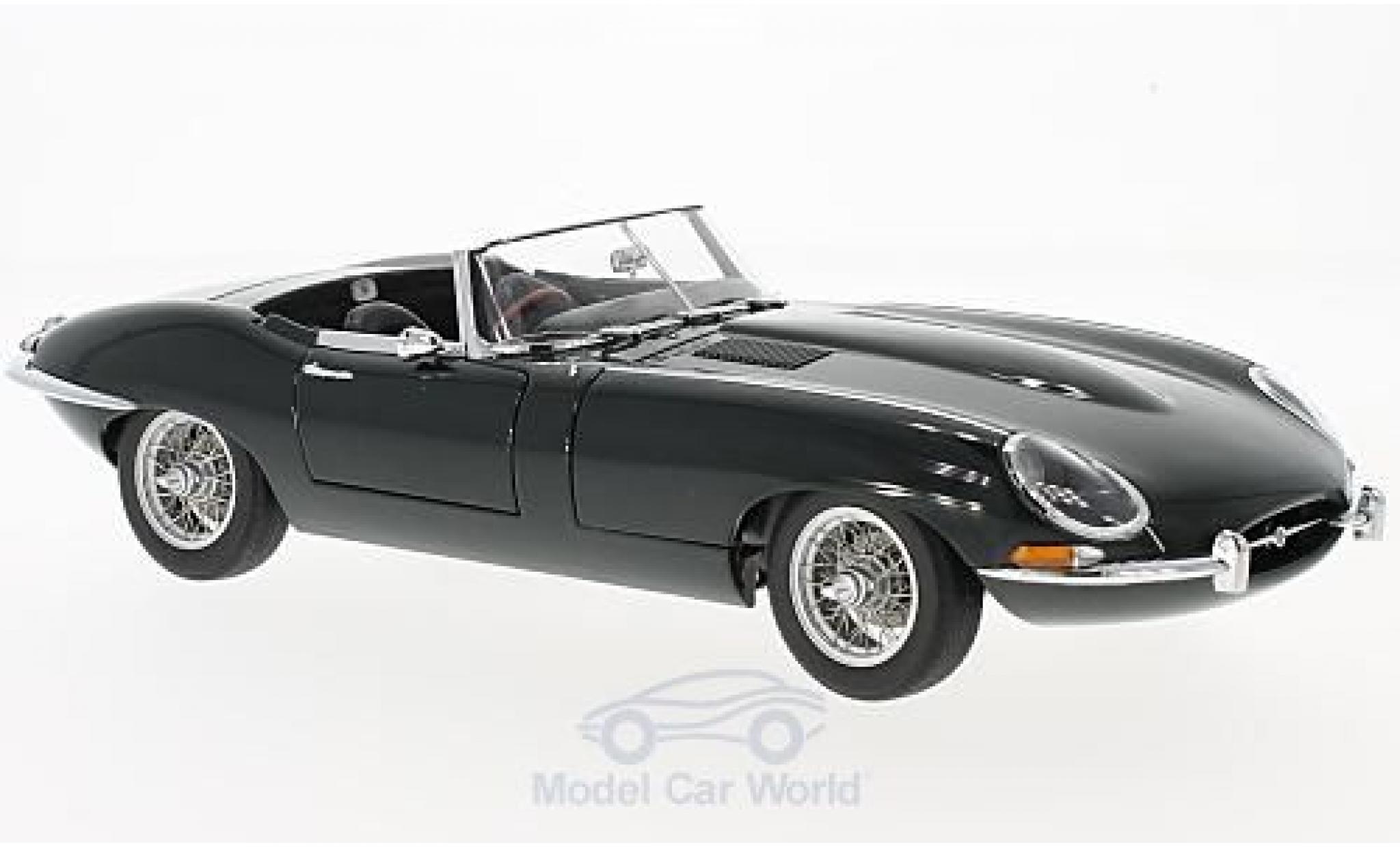 Jaguar E-Type 1/18 AUTOart Roadster Series I 3.8 groen RHD 1961 modelauto