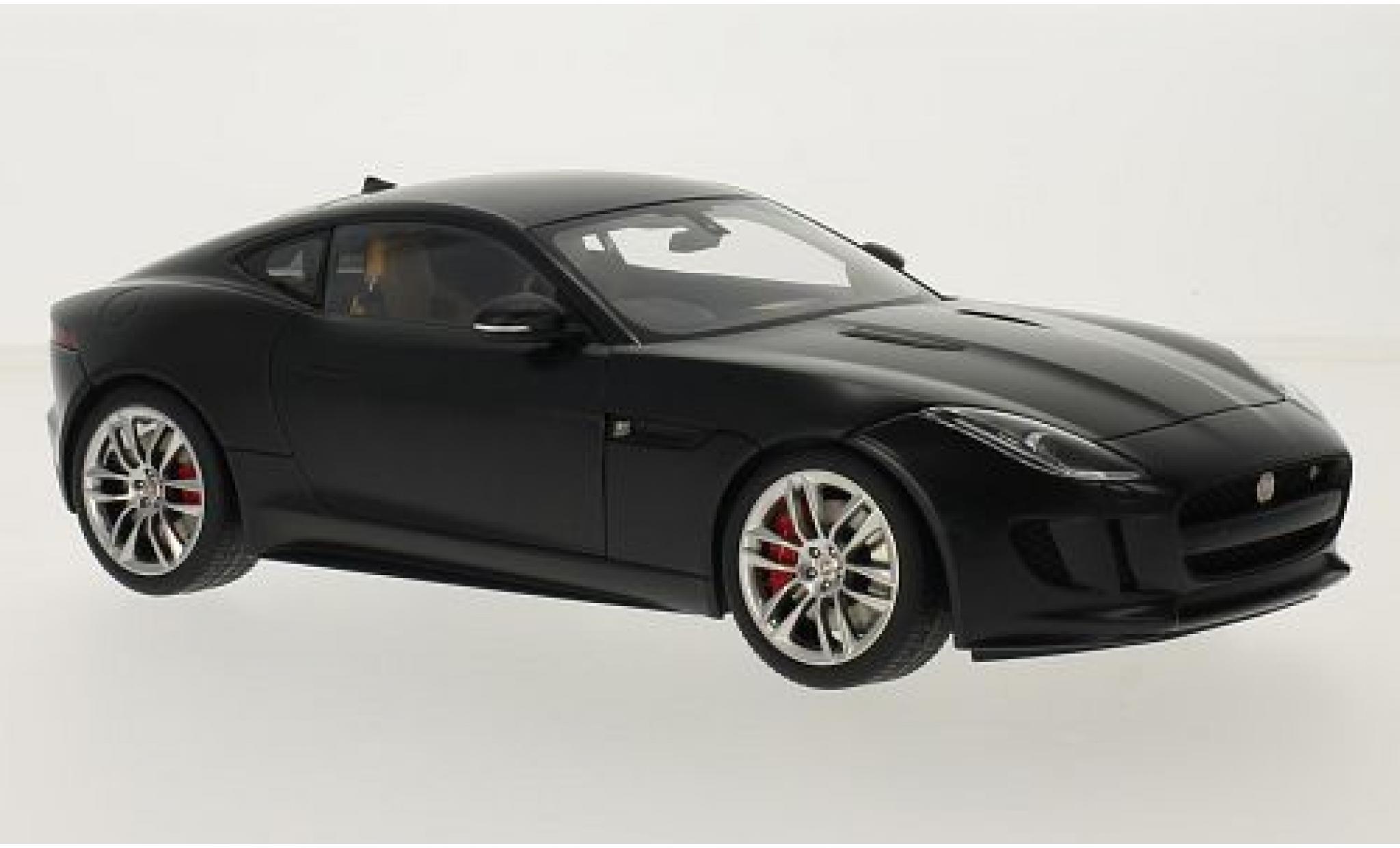Jaguar F-Type 1/18 AUTOart R Coupe matt-zwart RHD 2015 modelauto
