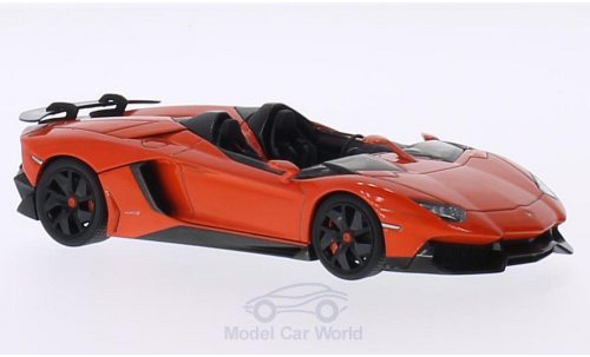 Lamborghini Aventador Roadster 1/43 AUTOart J Roadster oranje 2012 modelauto