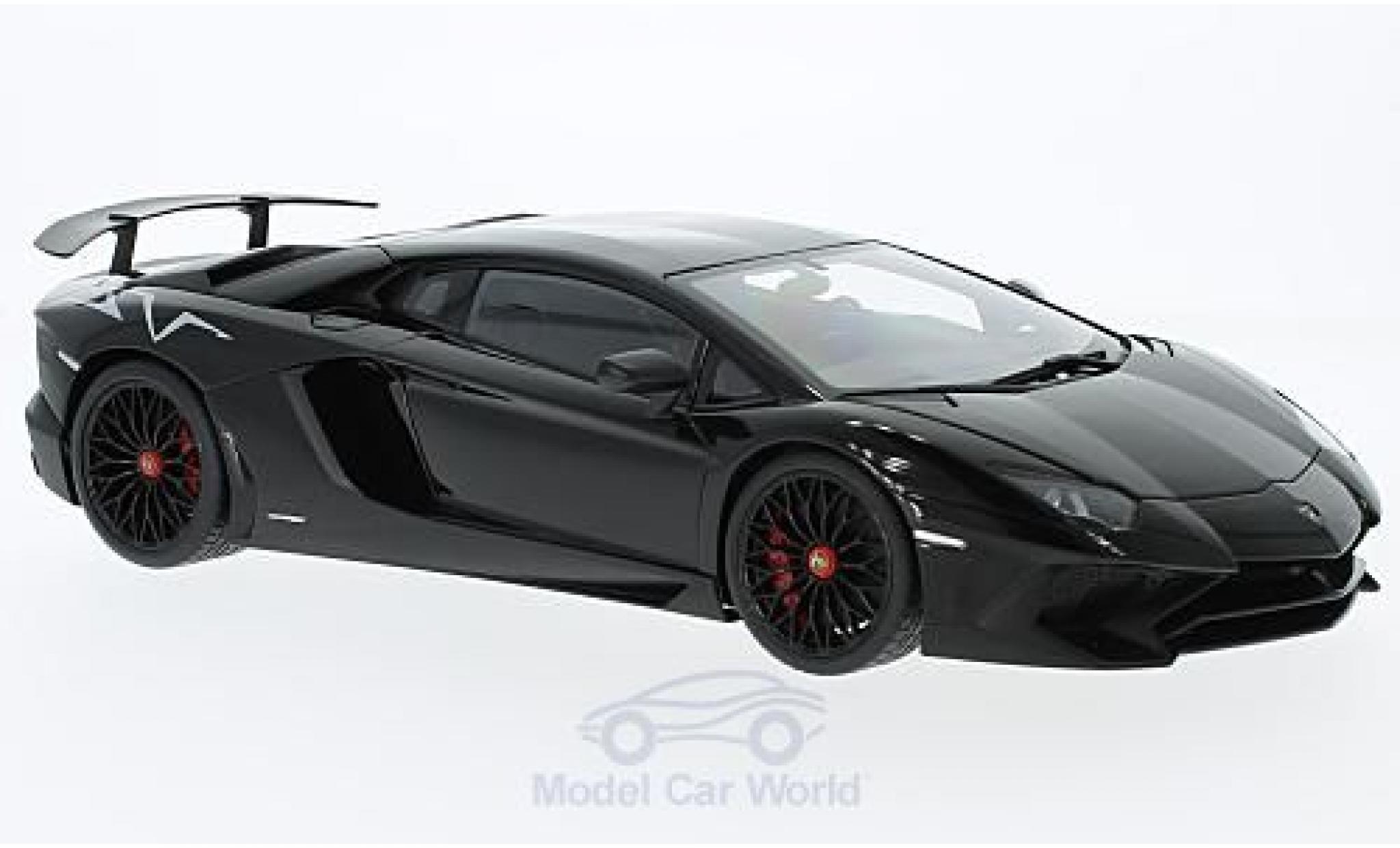 Lamborghini Aventador 1/18 AUTOart LP750-4 SV zwart 2015 modelauto