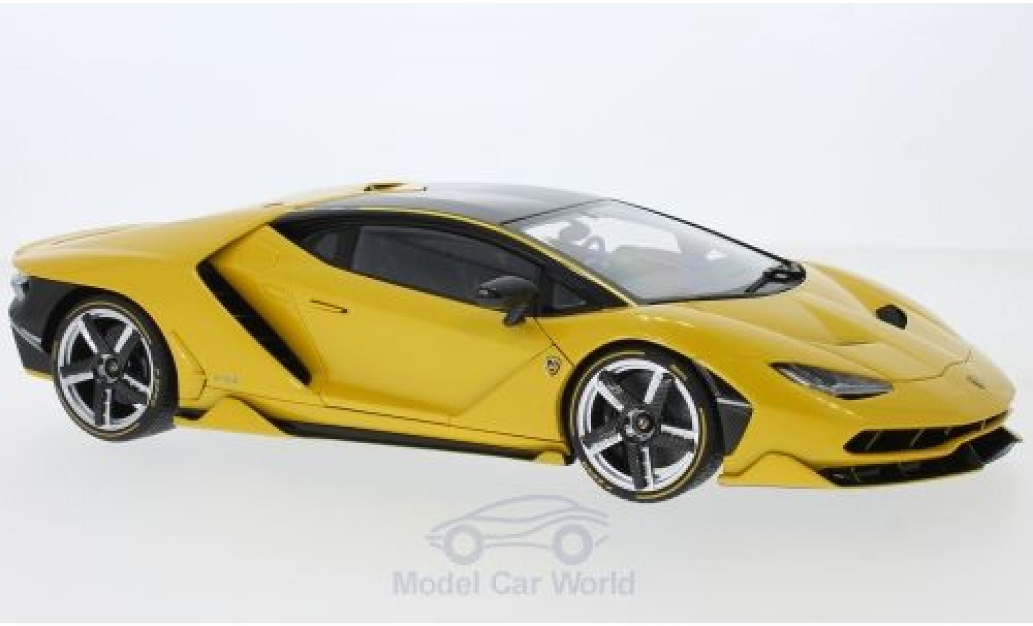 Lamborghini Centenario 1/18 AUTOart metallic geel modelauto