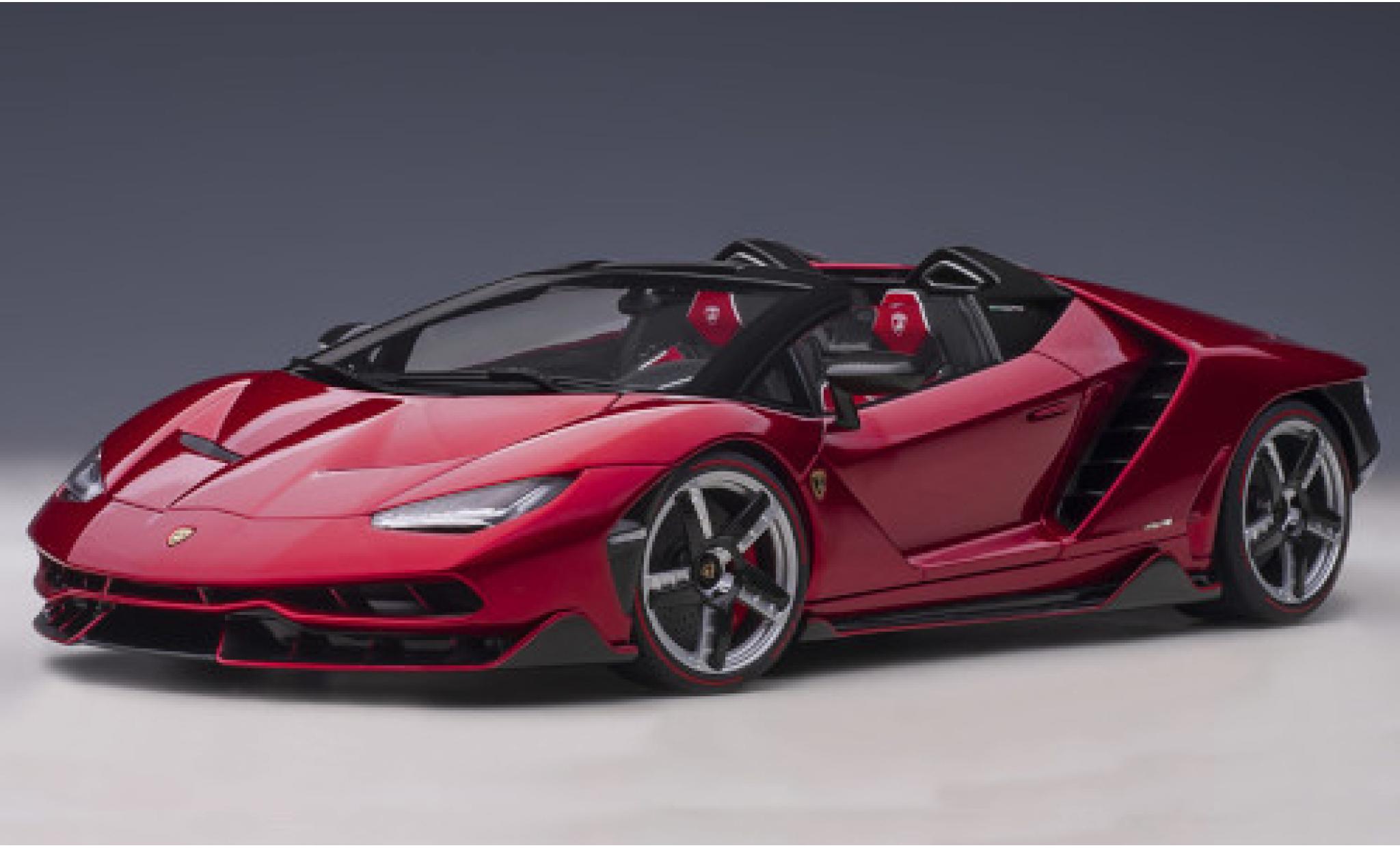 Lamborghini Centenario 1/18 AUTOart Roadster metallic rood 2016 modelauto