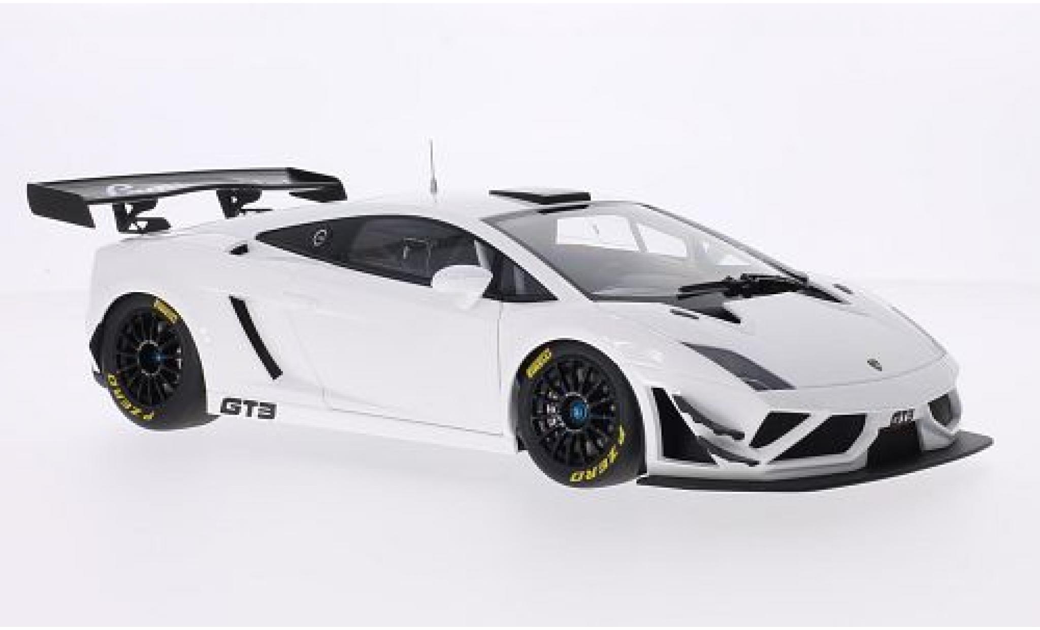 Lamborghini Gallardo 1/18 AUTOart GT3 FL2 wit 2013 sans Vitrine modelauto