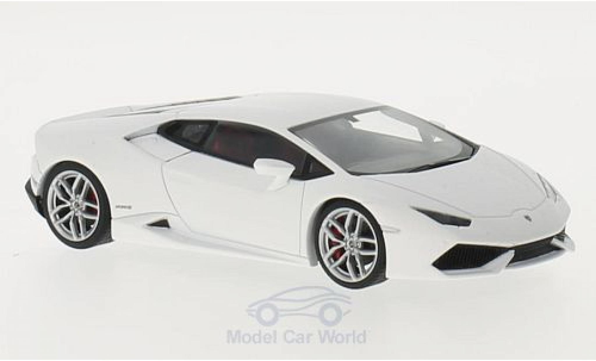 Lamborghini Huracan 1/43 AUTOart LP610-4 matt-wit 2014 modelauto