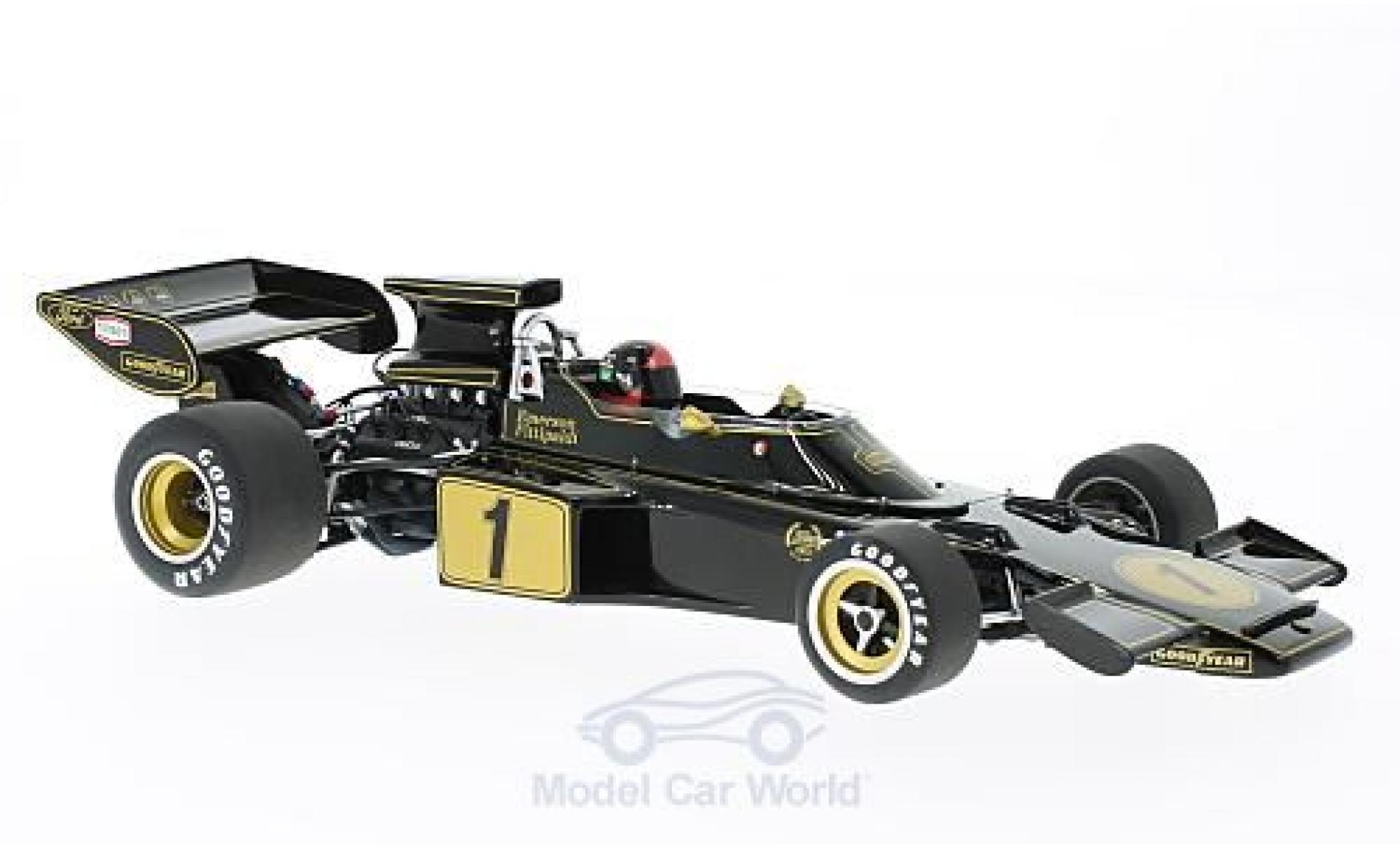 Lotus 72 1/18 AUTOart E No.1 Formel 1 1973 mit Fahrerfigur E.Fittipaldi modelauto