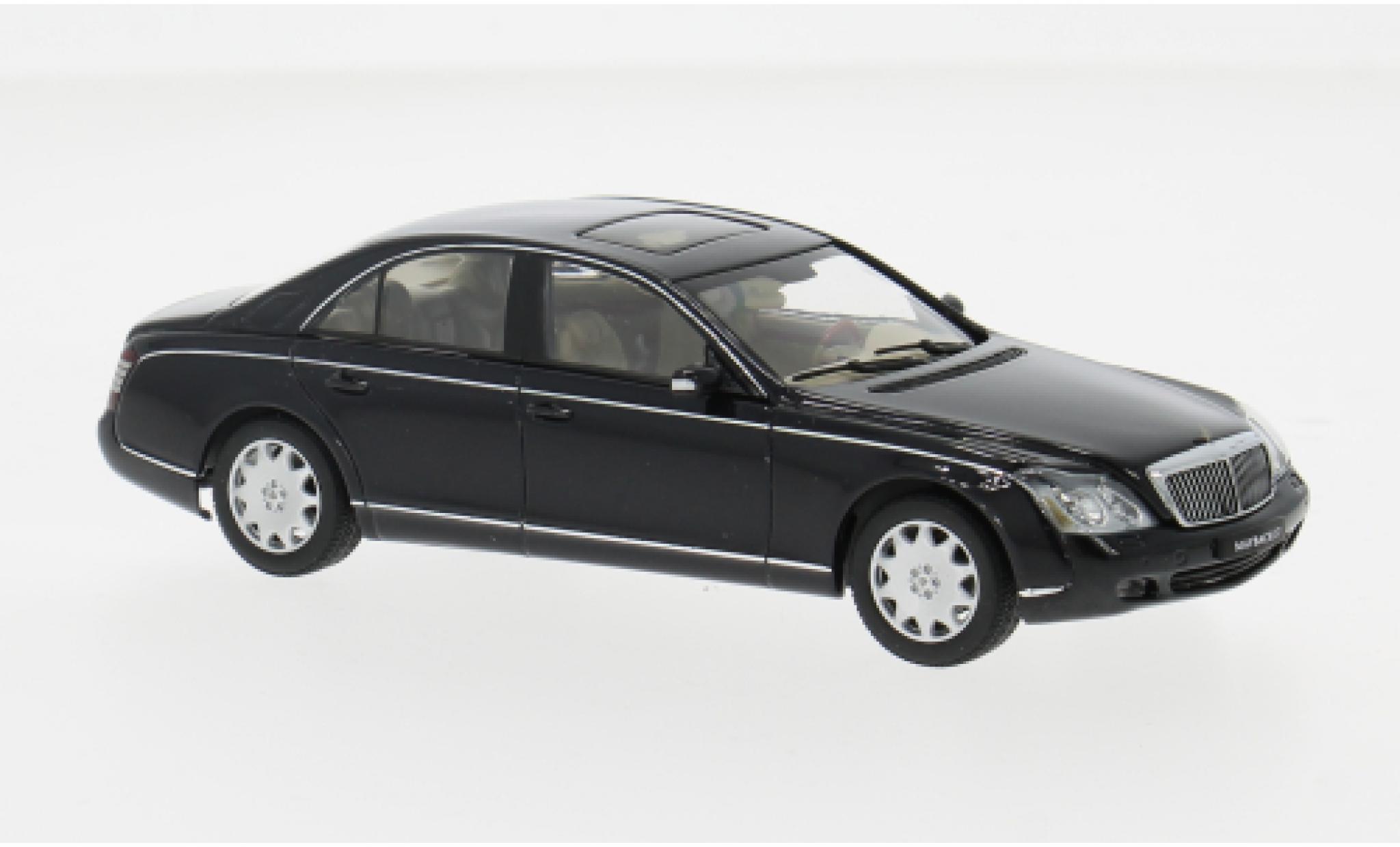 Maybach 57 1/43 AUTOart SWB zwart 2002 1:43 modelauto