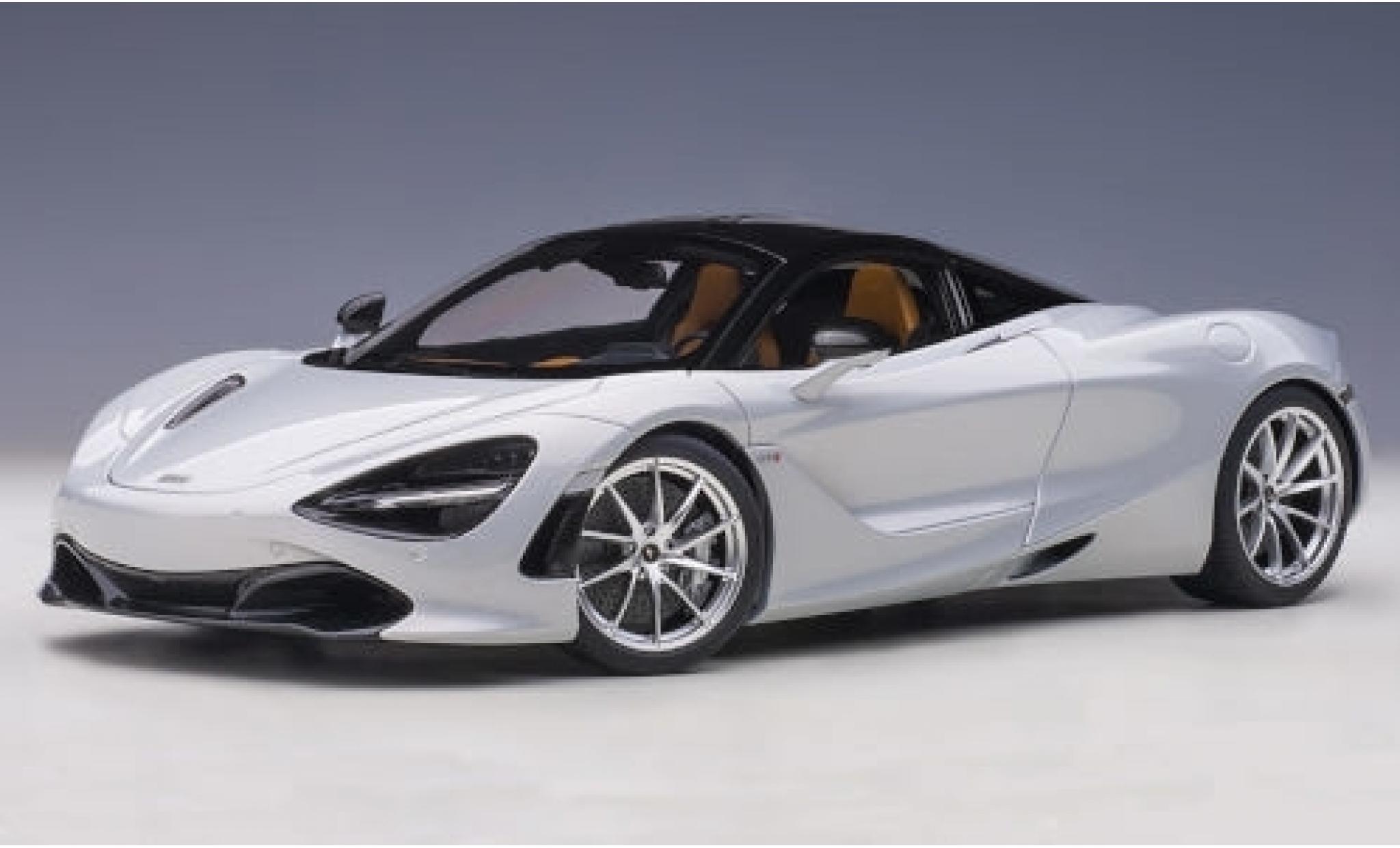 McLaren 720 1/18 AUTOart S metallic wit 2017 modelauto