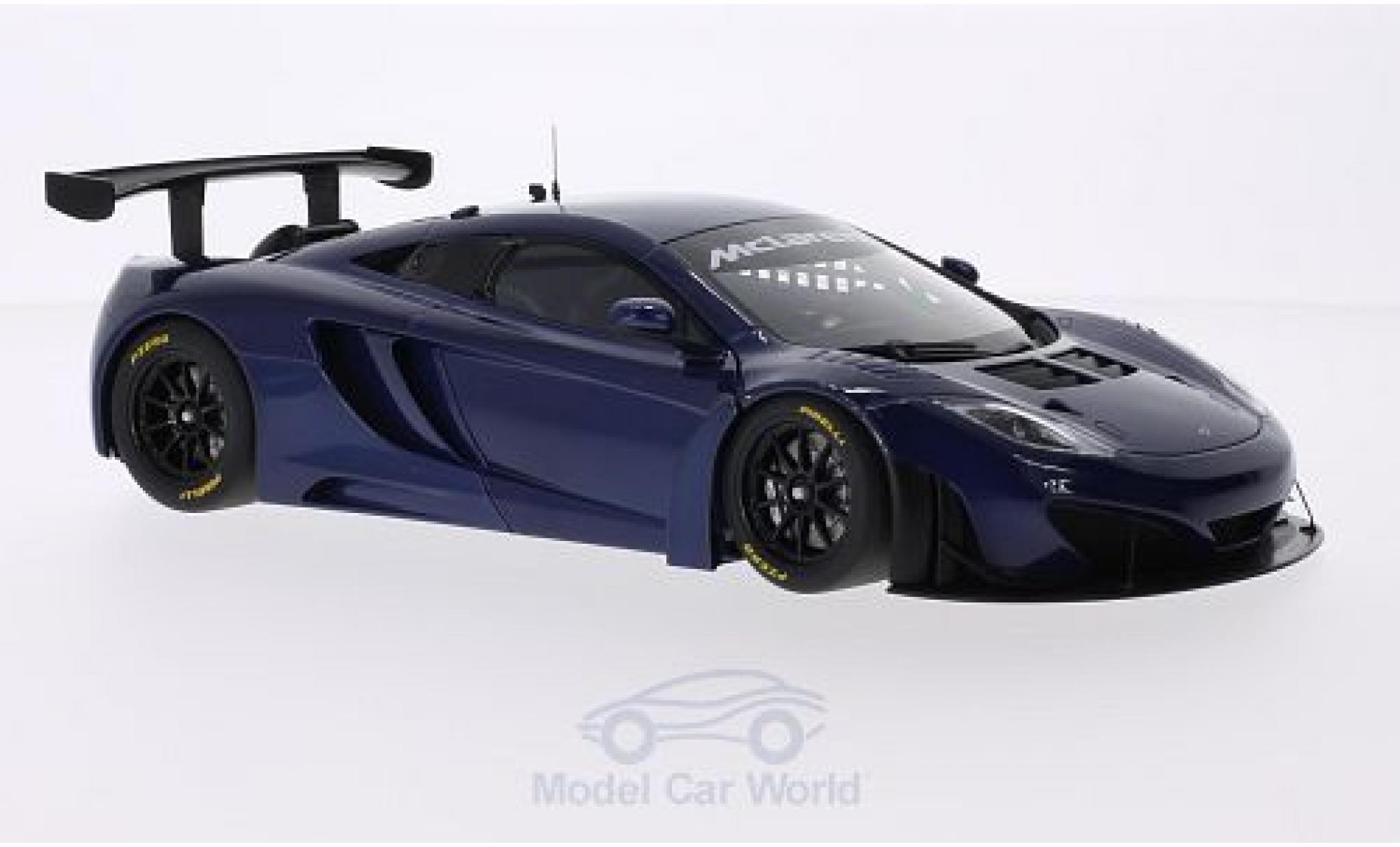McLaren MP4-12C 1/18 AUTOart GT3 metallic blauw RHD 2011 modelauto