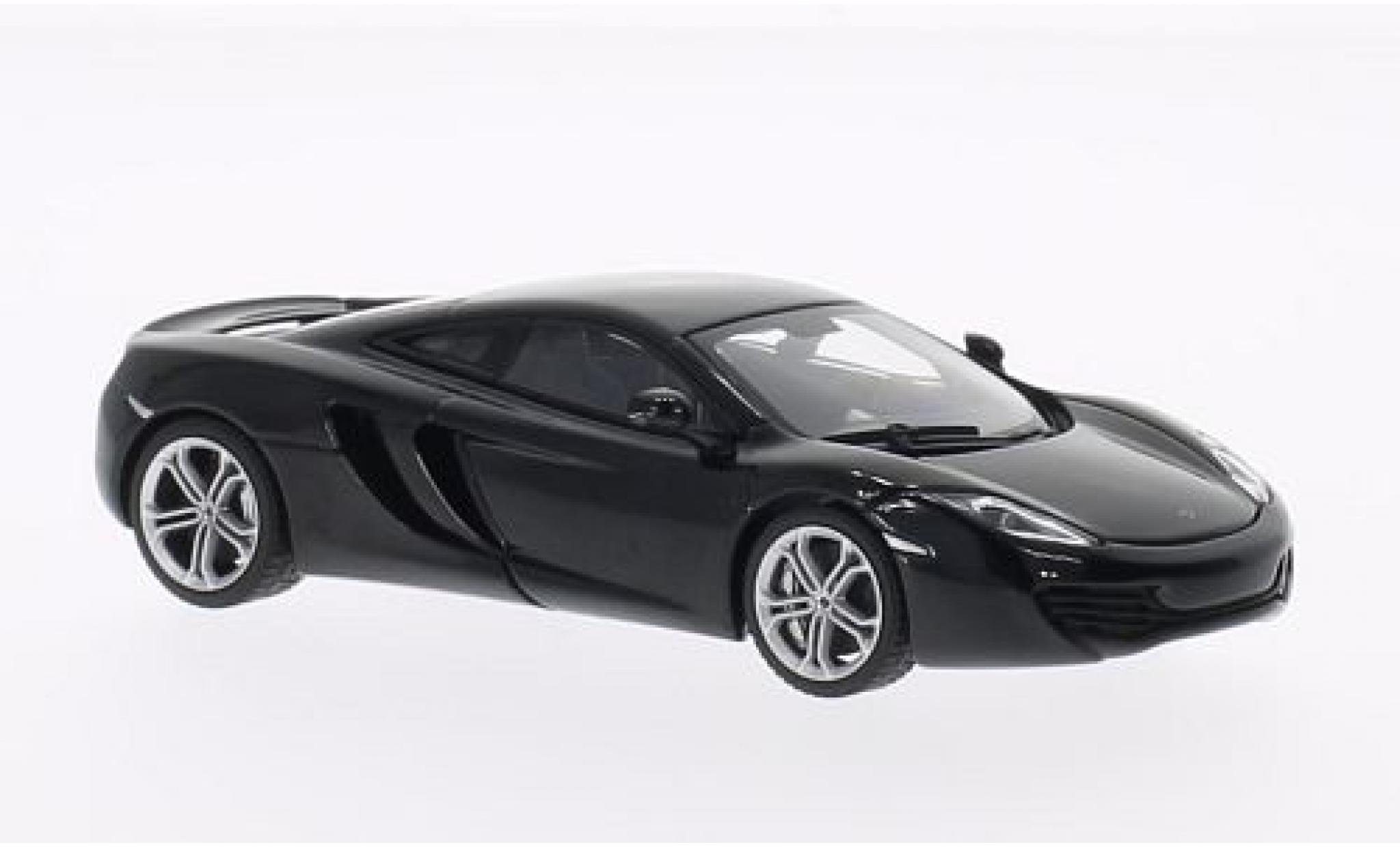 McLaren MP4-12C 1/43 AUTOart zwart 2011 modelauto