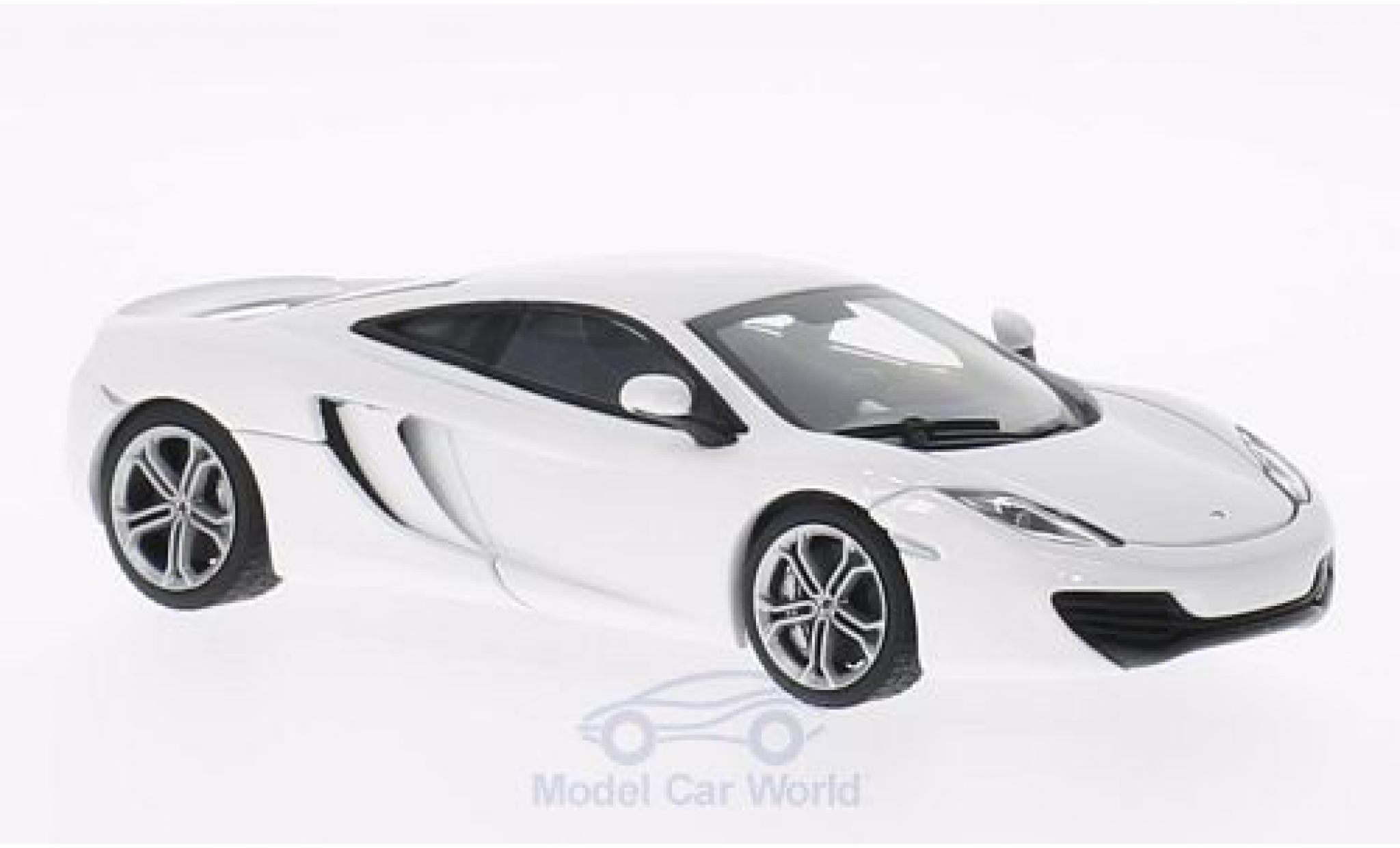 McLaren MP4-12C 1/43 AUTOart wit 2011 modelauto