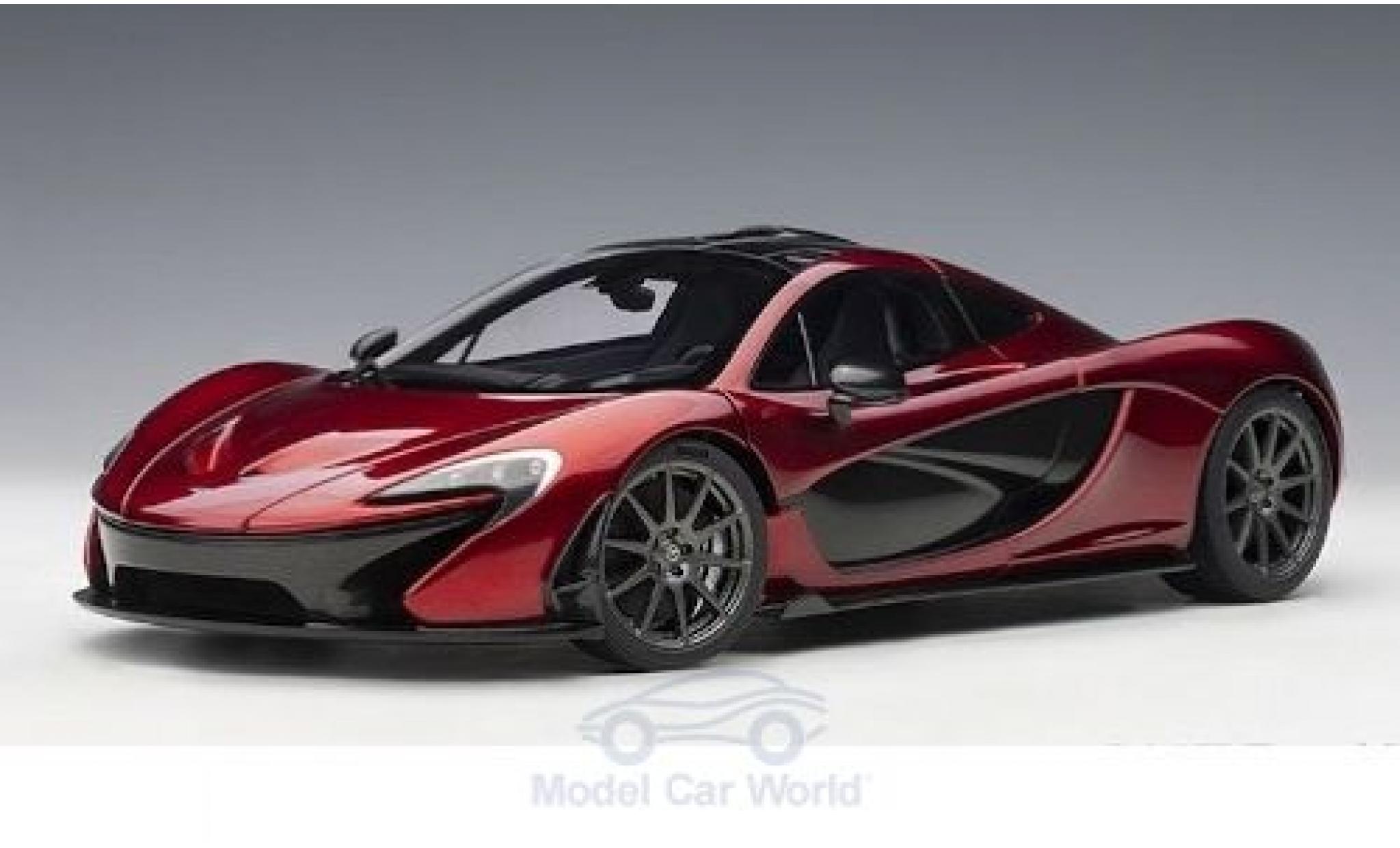McLaren P1 1/18 AUTOart metallic rood 2013 modelauto
