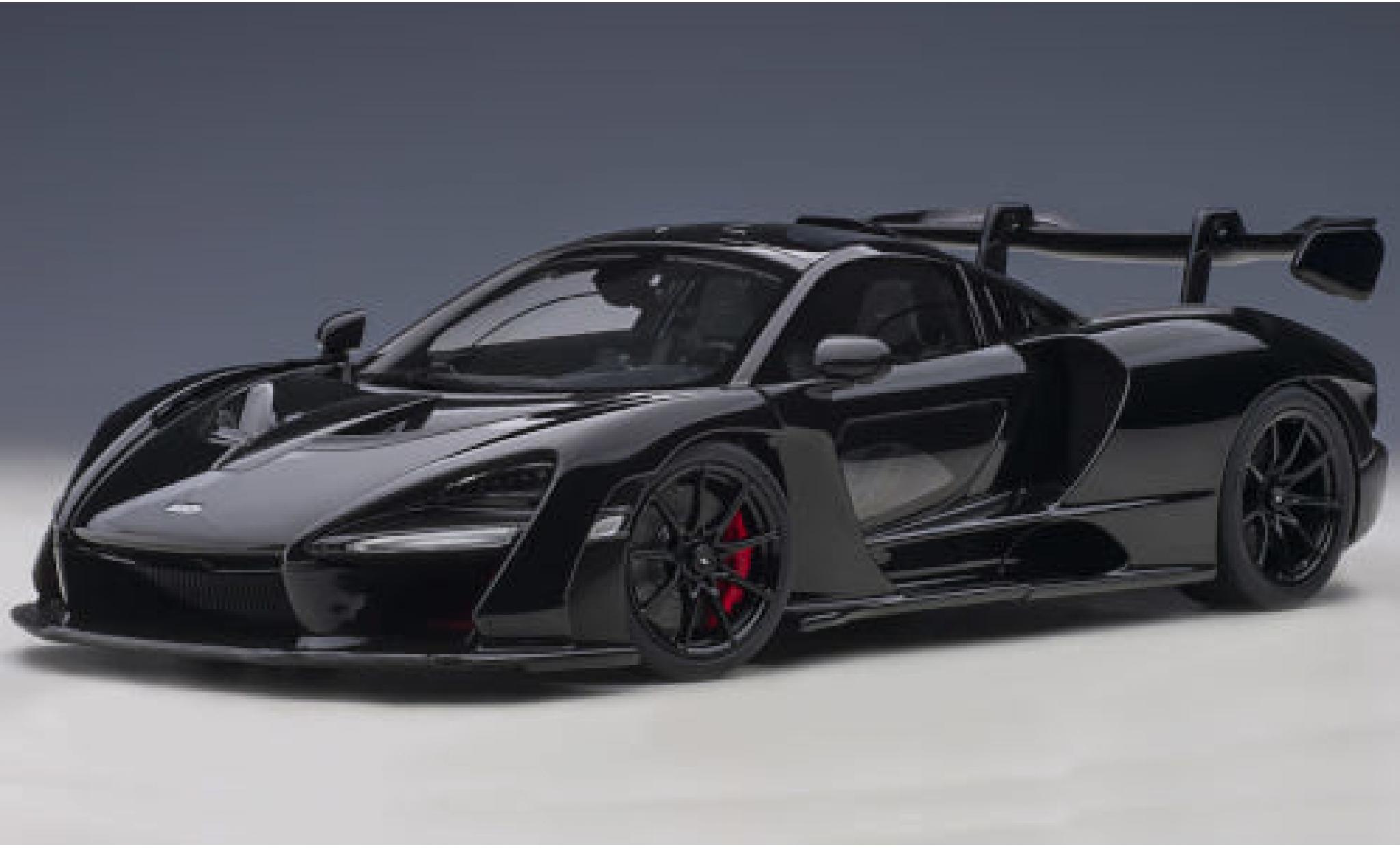 McLaren Senna 1/18 AUTOart zwart/carbon 2018 modelauto