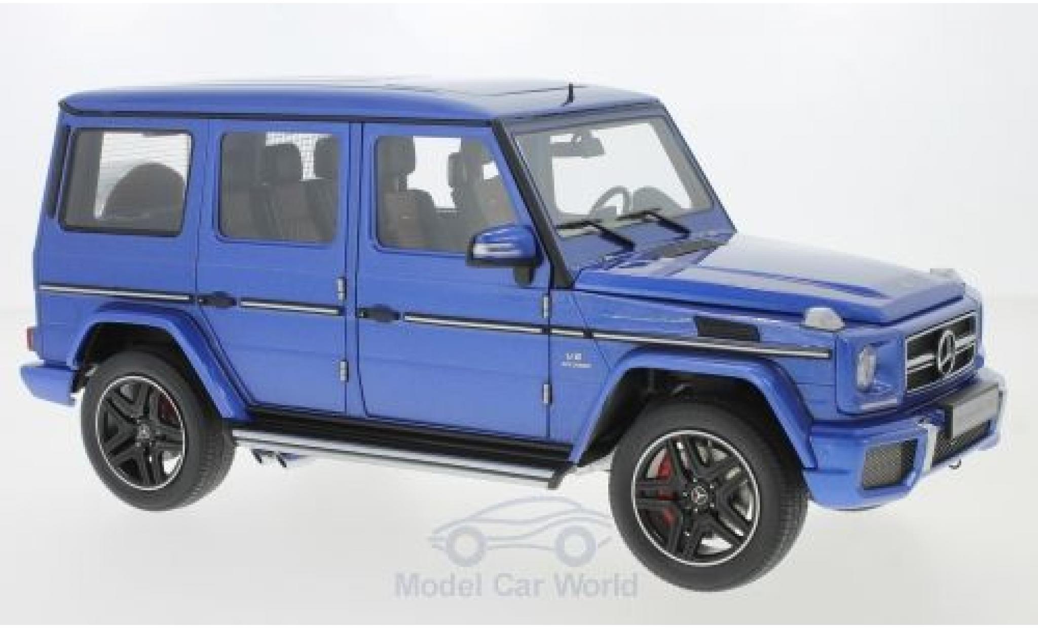 Mercedes Classe G 1/18 AUTOart AMG G63 metallic blauw 2017 modelauto