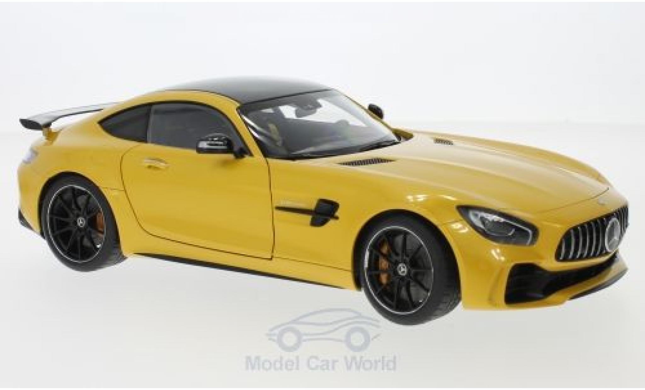 Mercedes AMG GT 1/18 AUTOart R metallic geel 2017 modelauto