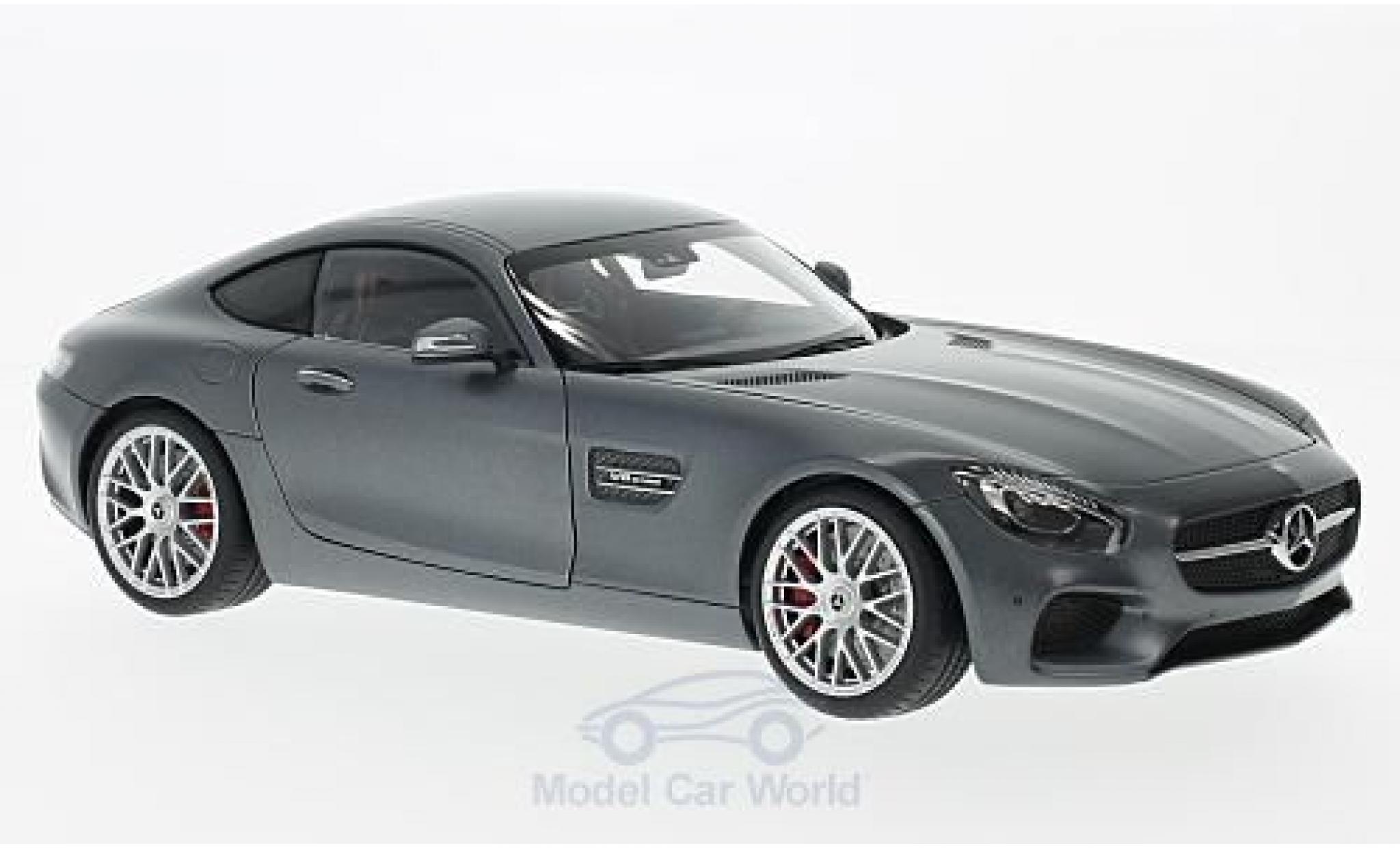 Mercedes AMG GT 1/18 AUTOart -S matt-grijs 2015 modelauto
