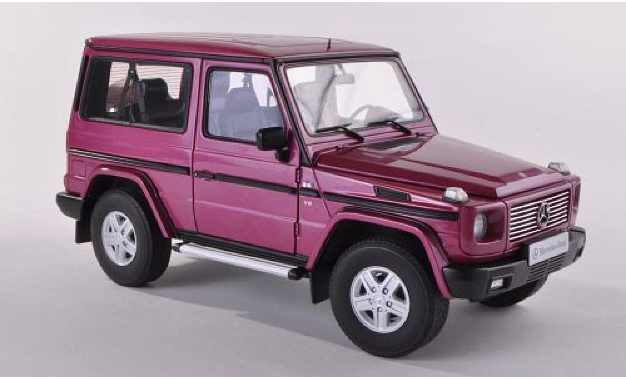 Mercedes Classe G 1/18 AUTOart G500 SWB metallic rood 1998 1:18 modelauto