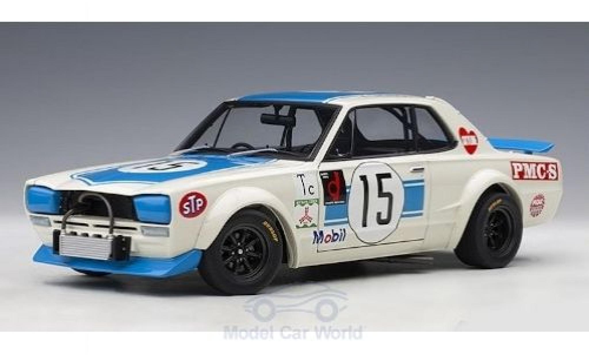 Nissan Skyline 1/18 AUTOart GT-R (KPGC-10) RHD No.15 300 KM Fuji Speed Race 1972 K.Takahashi modelauto