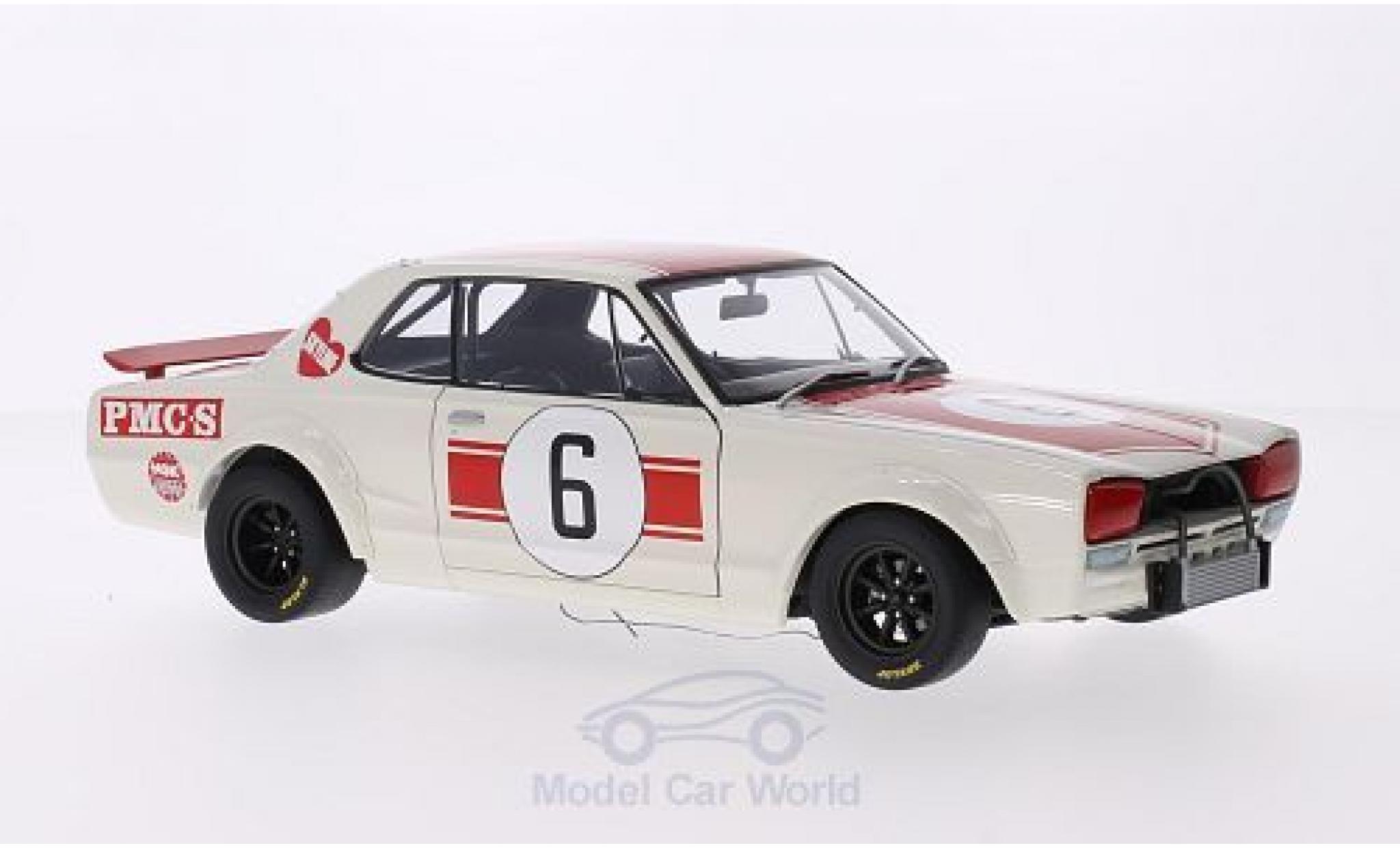 Nissan Skyline 1/18 AUTOart GT-R (KPGC10) RHD No.6 GP Japan 1971 K.Takahashi modelauto