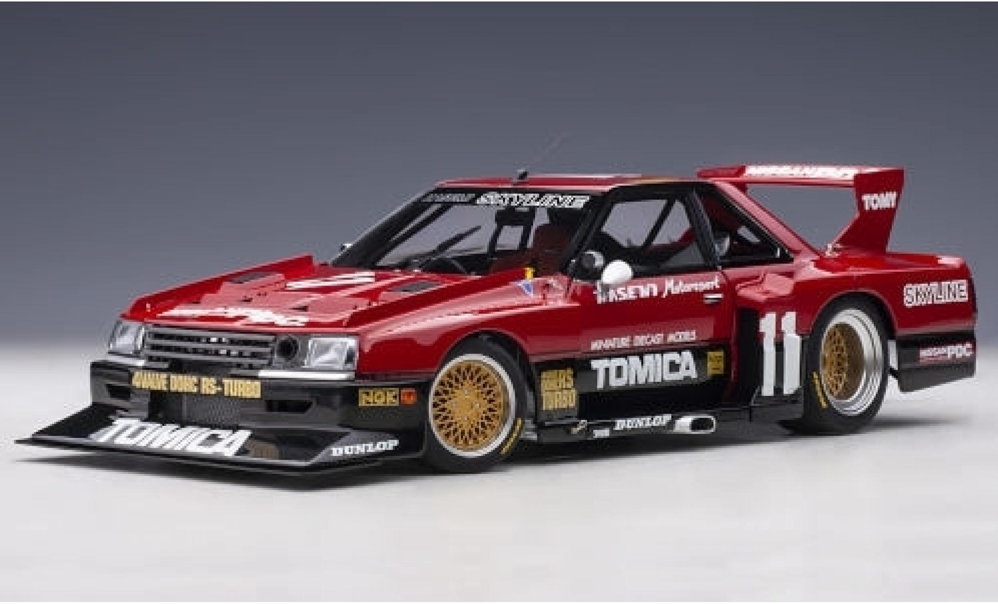 Nissan Skyline 1/18 AUTOart RS Turbo Super Silhouette (DR30) RHD No.11 Hasemi Motorsport Tomica 1982 Early Version modelauto