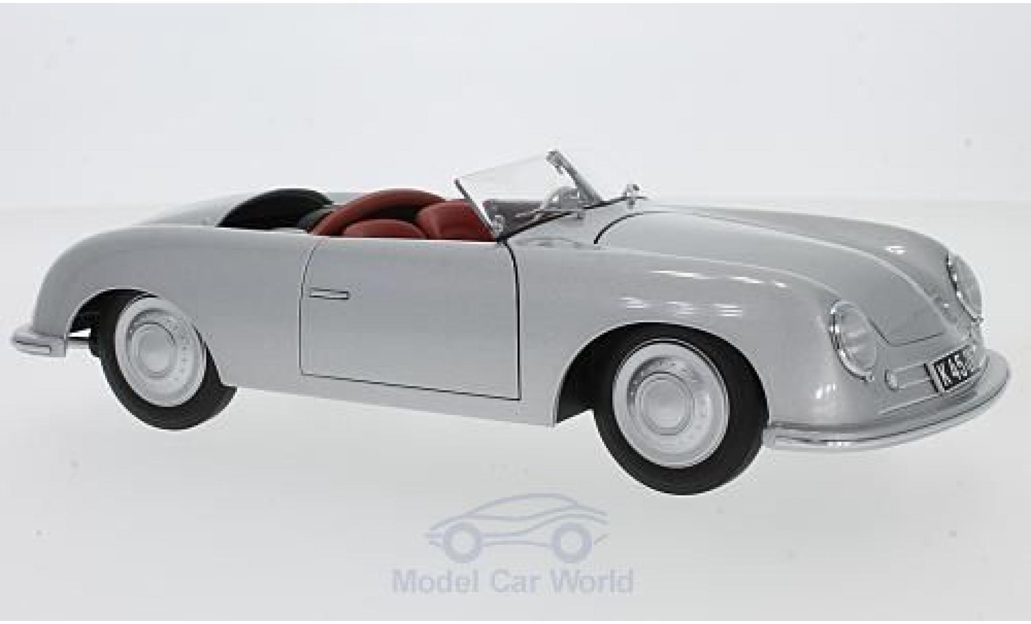 Porsche 356 1/18 AUTOart Nummer 1 grijs 1948 modelauto