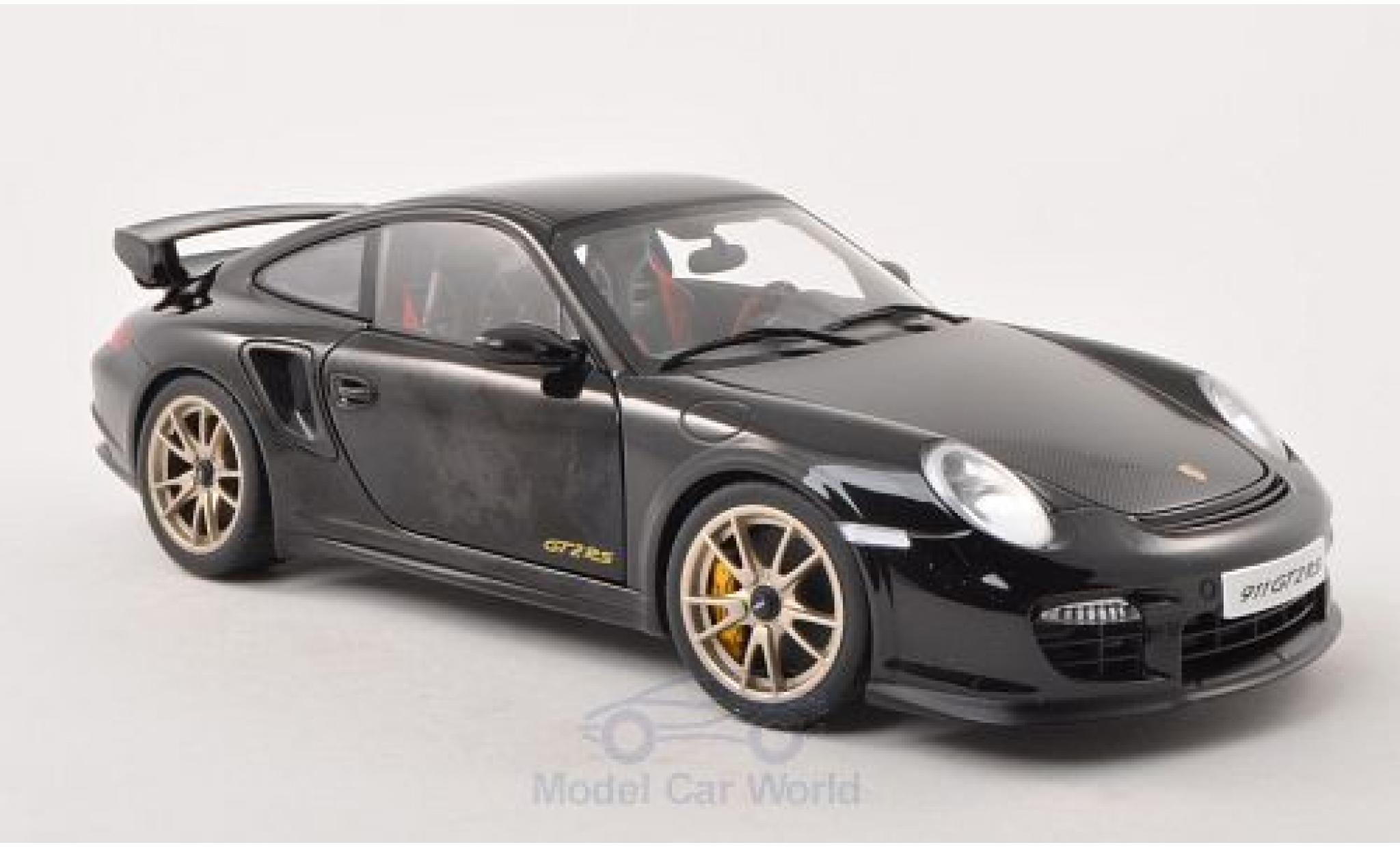 Porsche 997 GT2 RS 1/18 AUTOart 911 () GT2 RS zwart/carbon 2010 modelauto