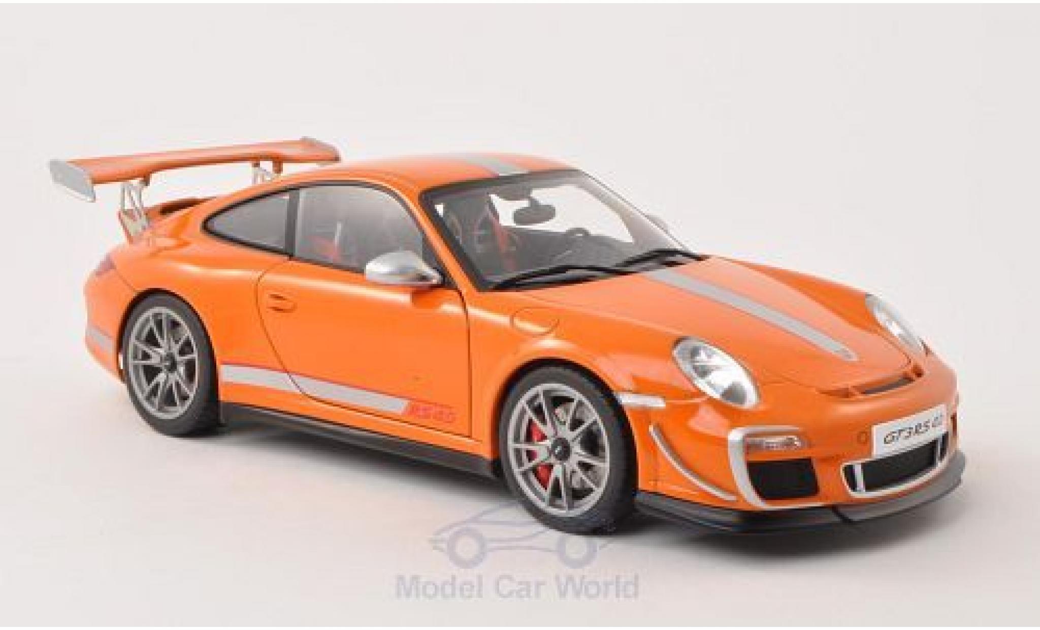 Porsche 997 GT3 RS 1/18 AUTOart 911 () GT3 RS 4.0 oranje/grijs 2011 modelauto