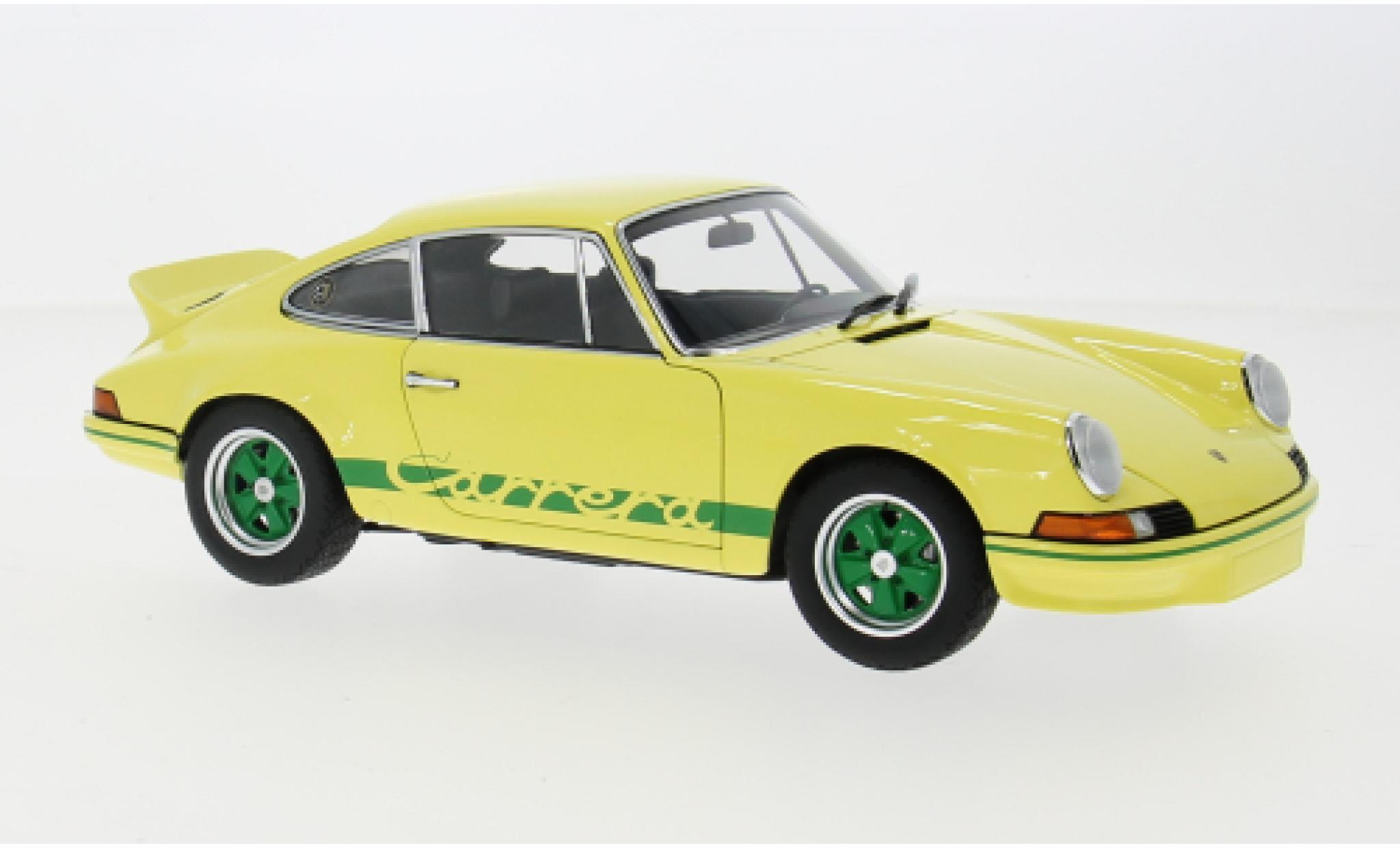 Porsche 911 1/18 AUTOart Carrera 2.7 RS geel/groen 1:18 modelauto