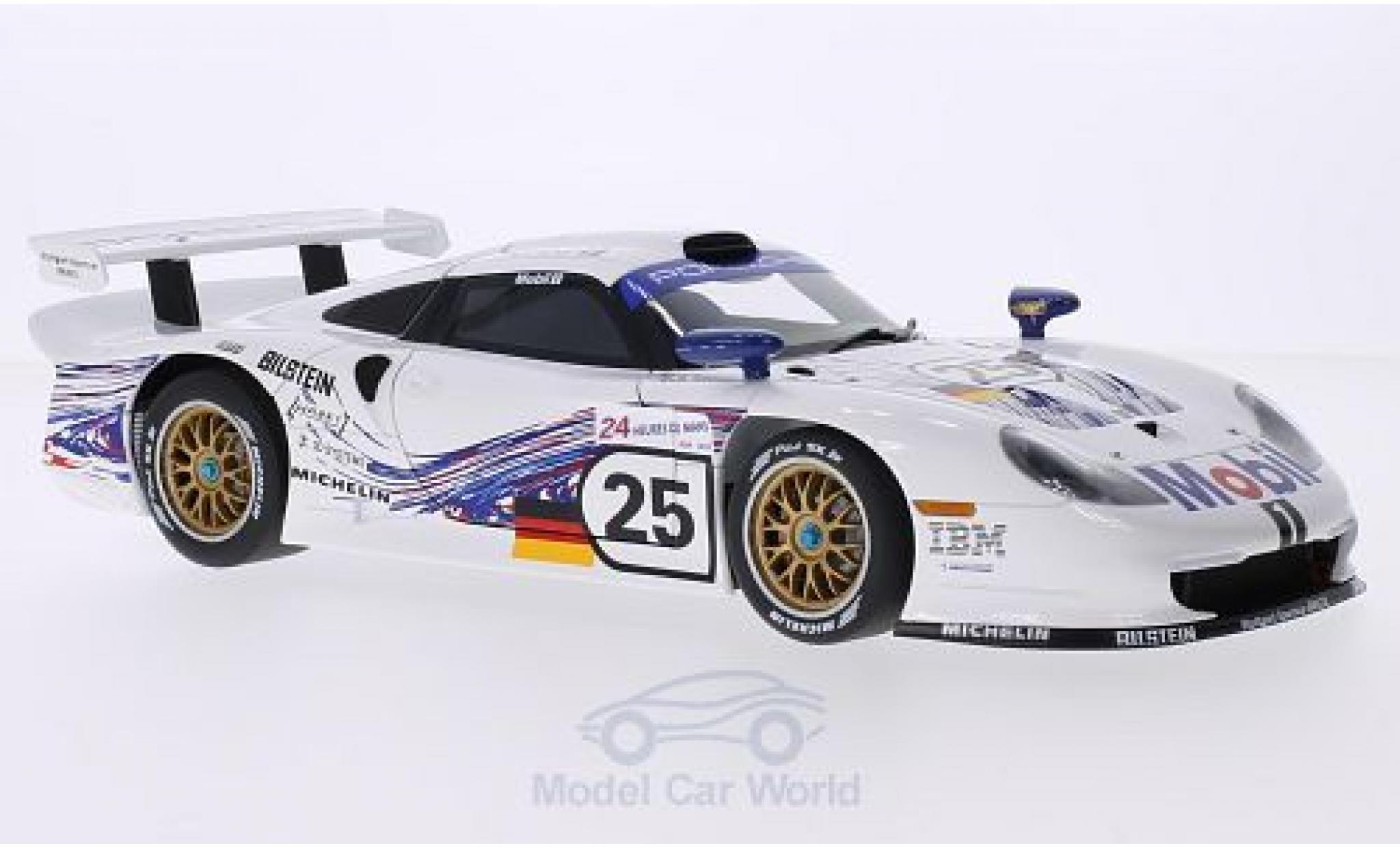 Porsche 996 GT1 1/18 AUTOart 911 GT1 No.25 24h Le Mans 1997 T.Boutsen/H-J.Stuck/B.Wollek modelauto