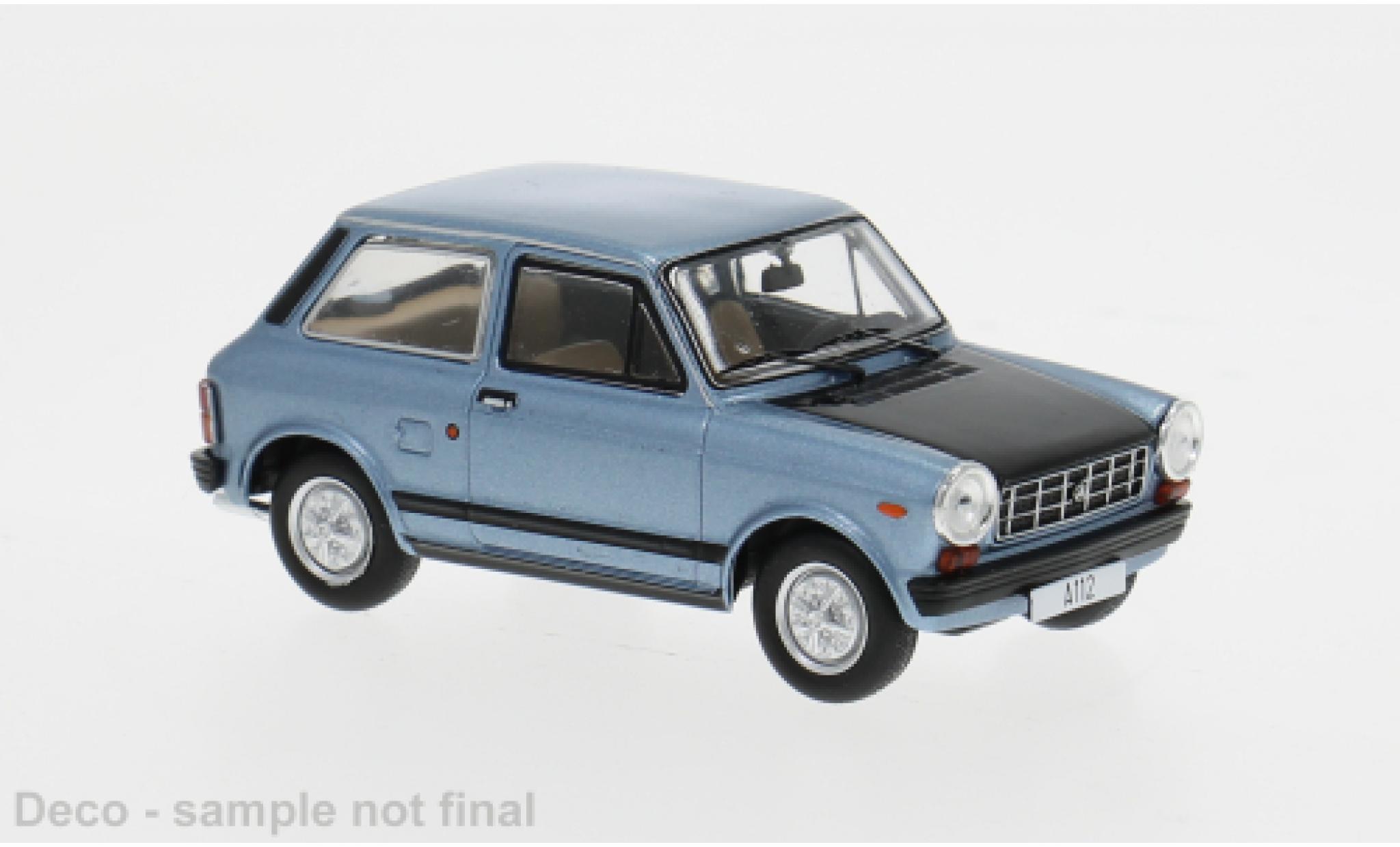 Autobianchi A112 1/43 IXO blauw 1980 1:43 modelauto