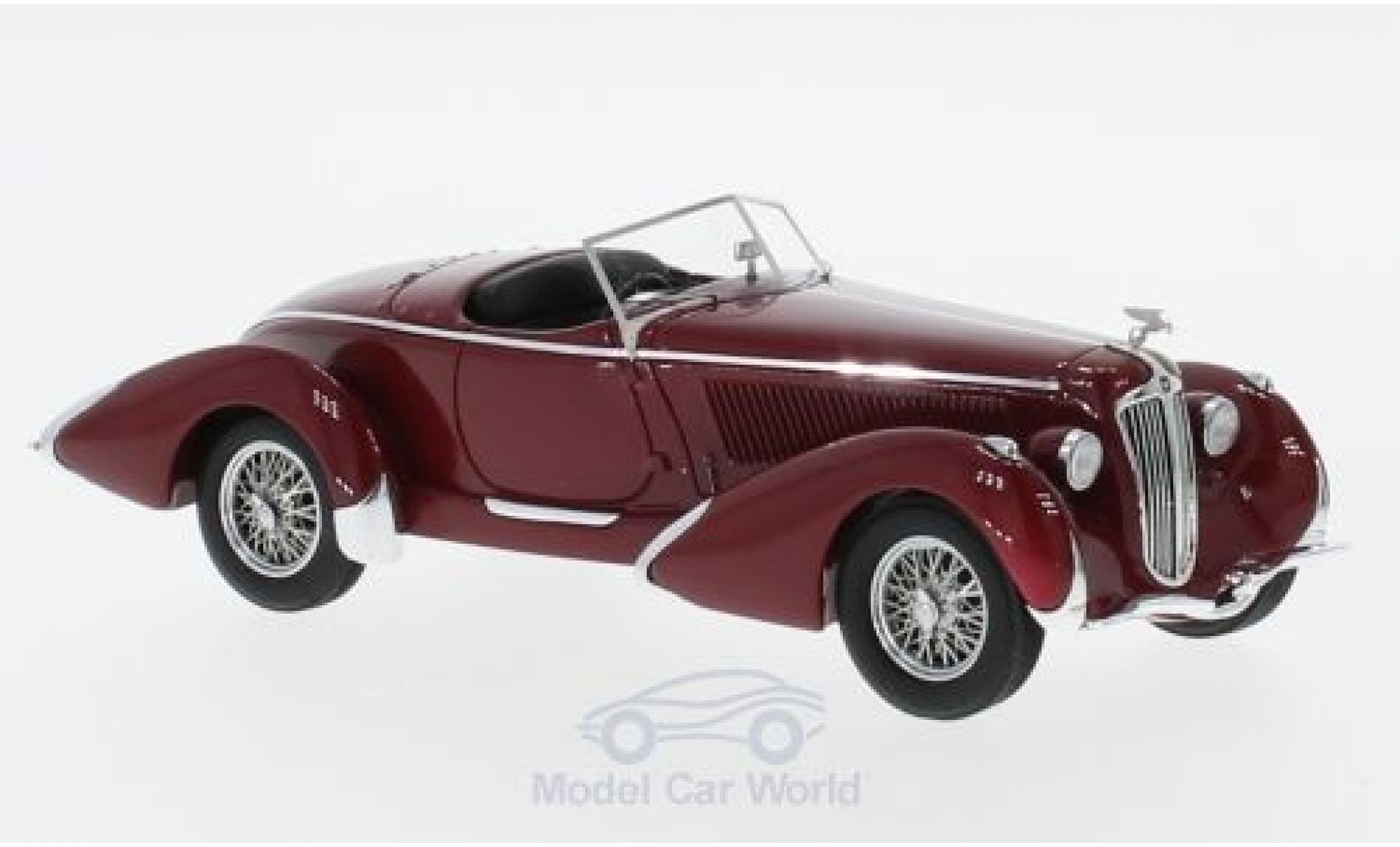 Amilcar G36 1/43 AutoCult Pegase Grand Prix Roadster rood RHD 1935 modelauto