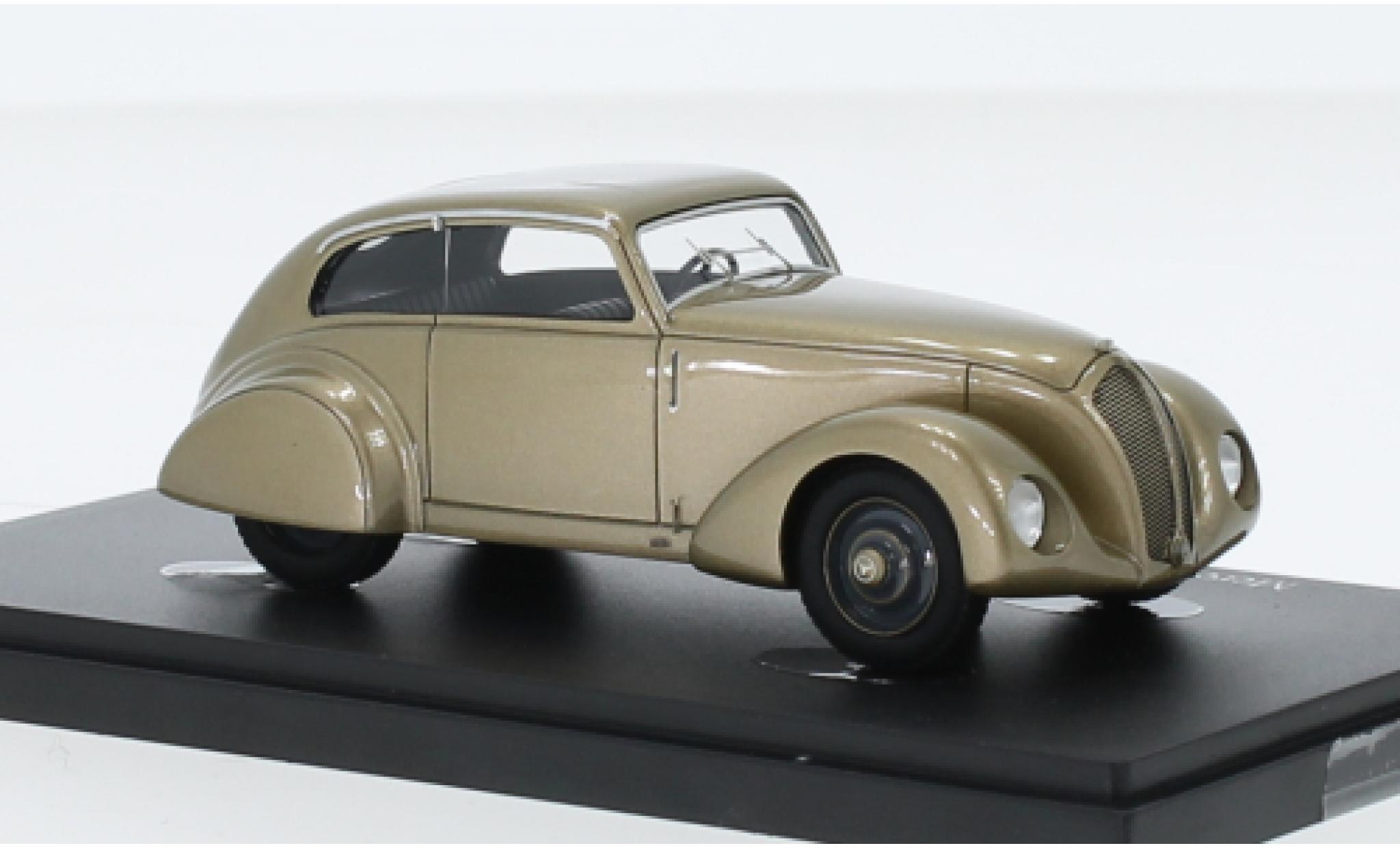 Mercedes 170 1/43 AutoCult (W15) Stromlinie Erdmann & Rossi metallic beige 1933 modelauto