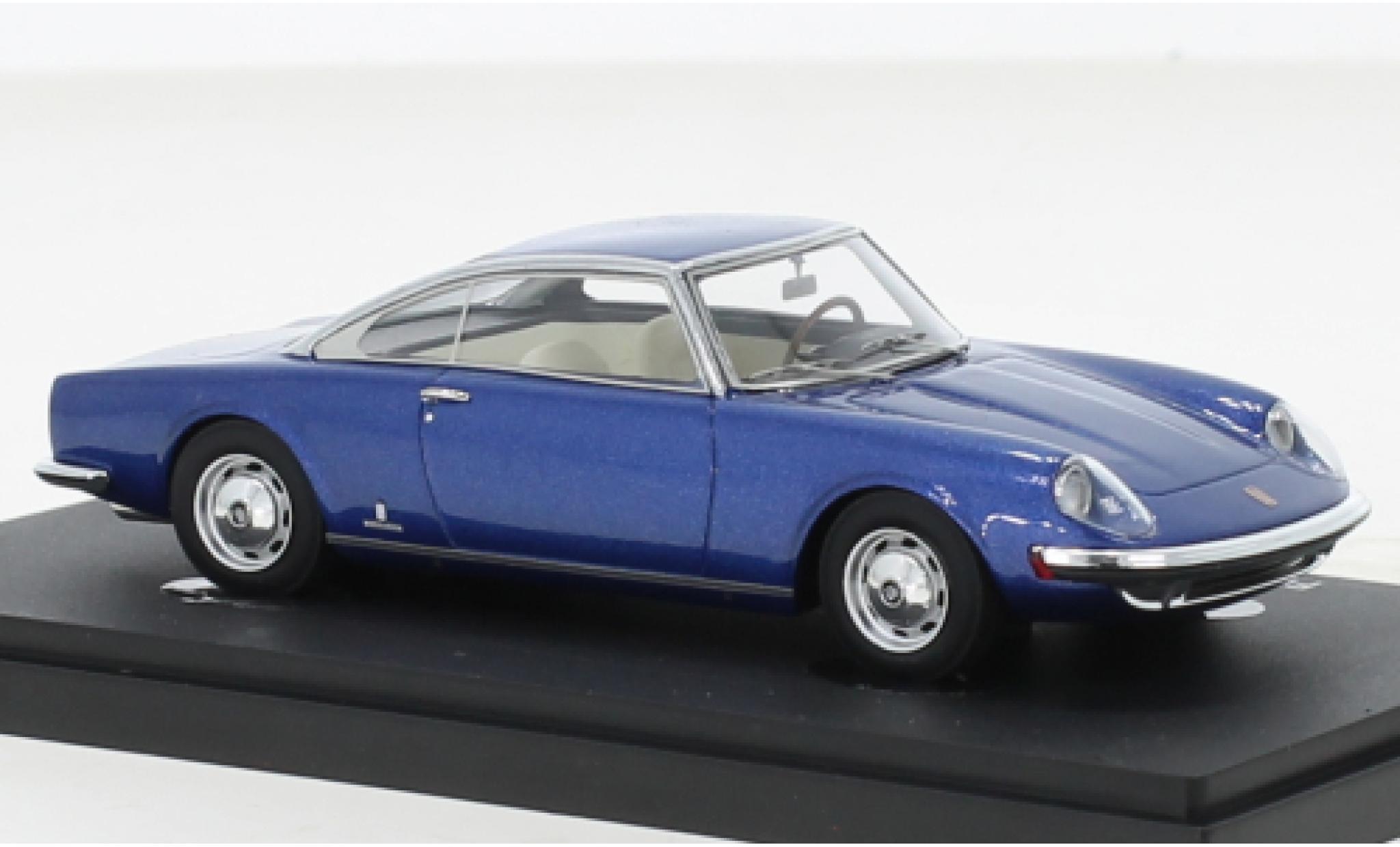 Fiat 2300 1/43 AutoCult Autocult/Avenue 43 S Coupe Speciale Pininfarina metallic blauw 1964 modelauto