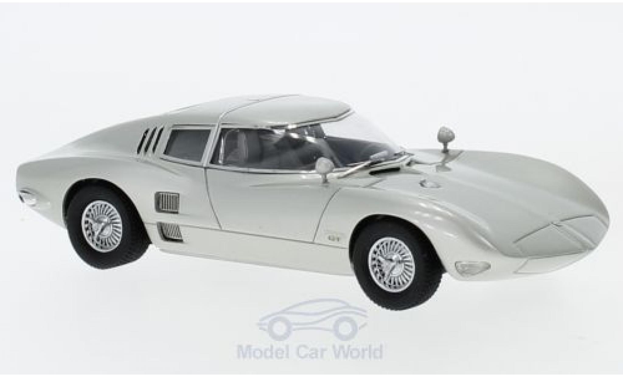 Chevrolet Corvair 1/43 AutoCult Monza GT grijs 1963 modelauto