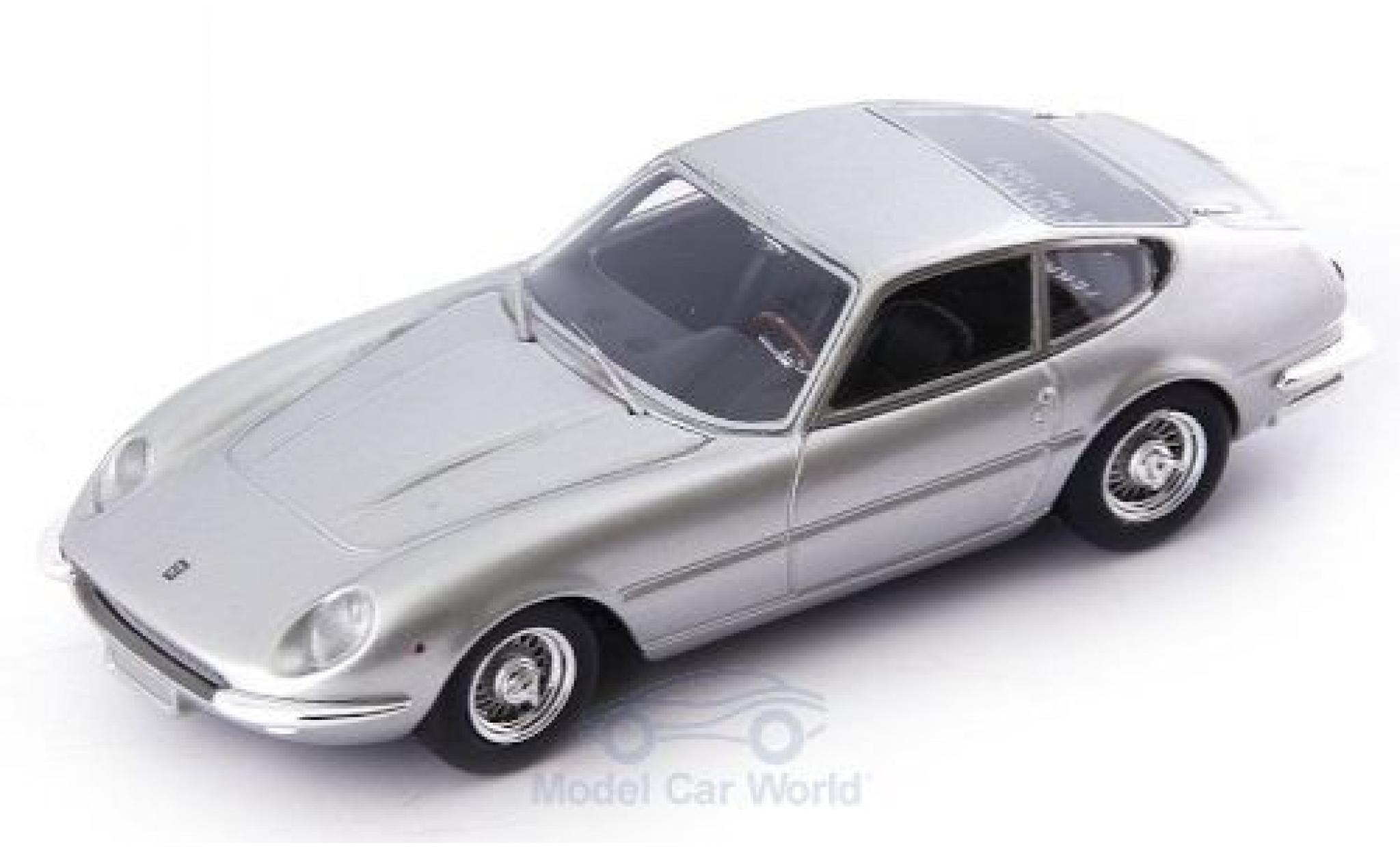 Ferrari 365 1/43 AutoCult GTB 4 Daytona Proodotipo grijs 1967 modelauto