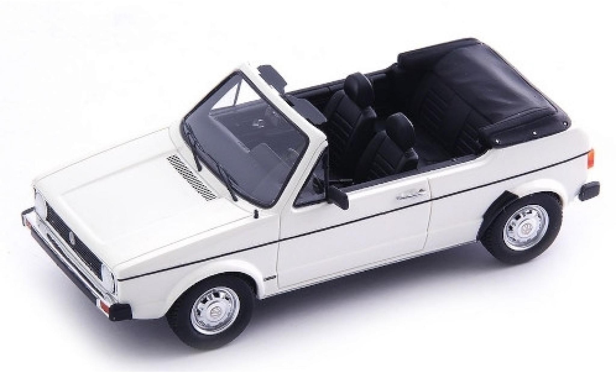 Volkswagen Golf 1/43 AutoCult I Cabriolet Proodotyp wit 1976 modelauto