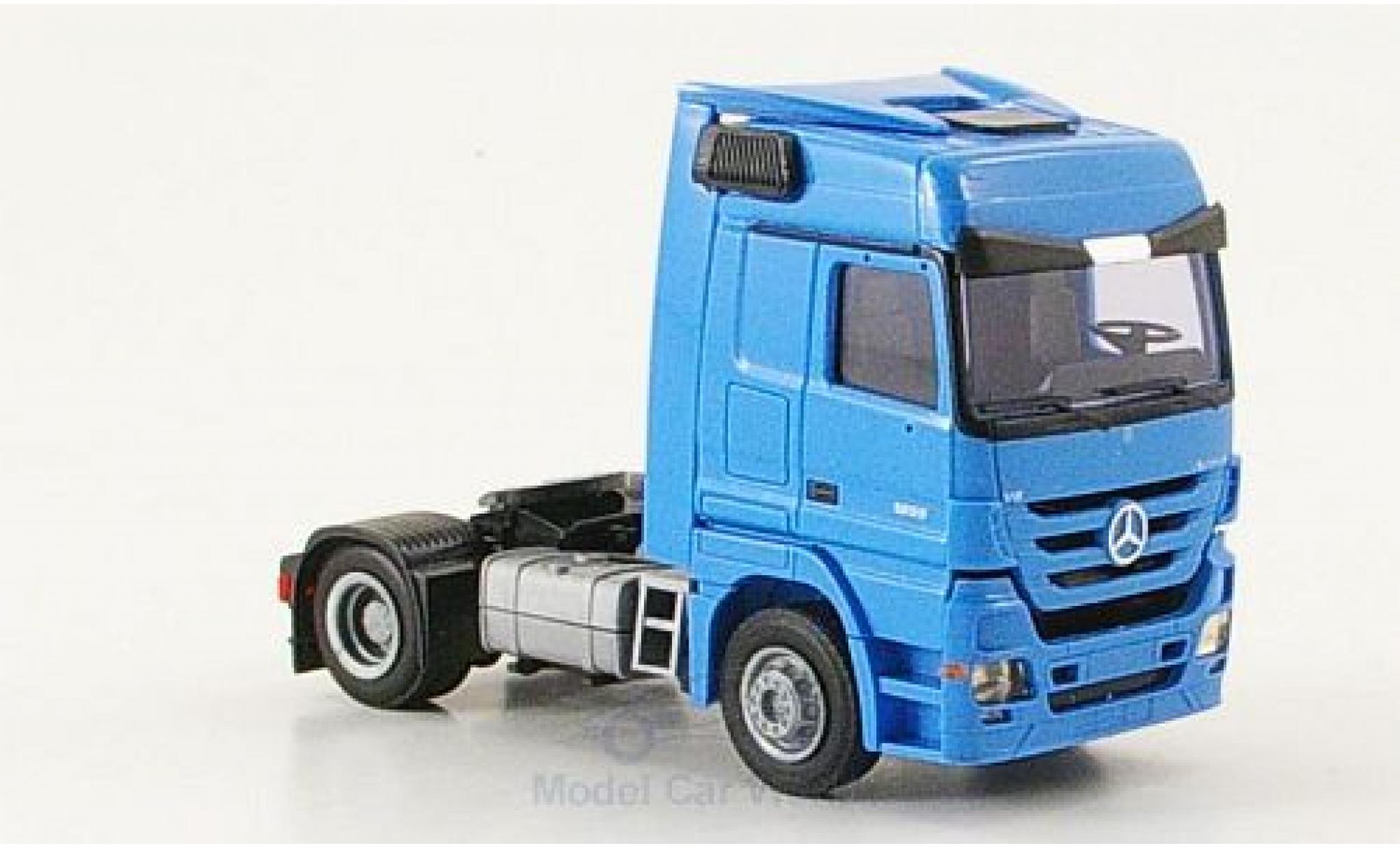 Mercedes Actros 1/87 AWM 1855 MP3 2-Achser Aerop. blauw modelauto