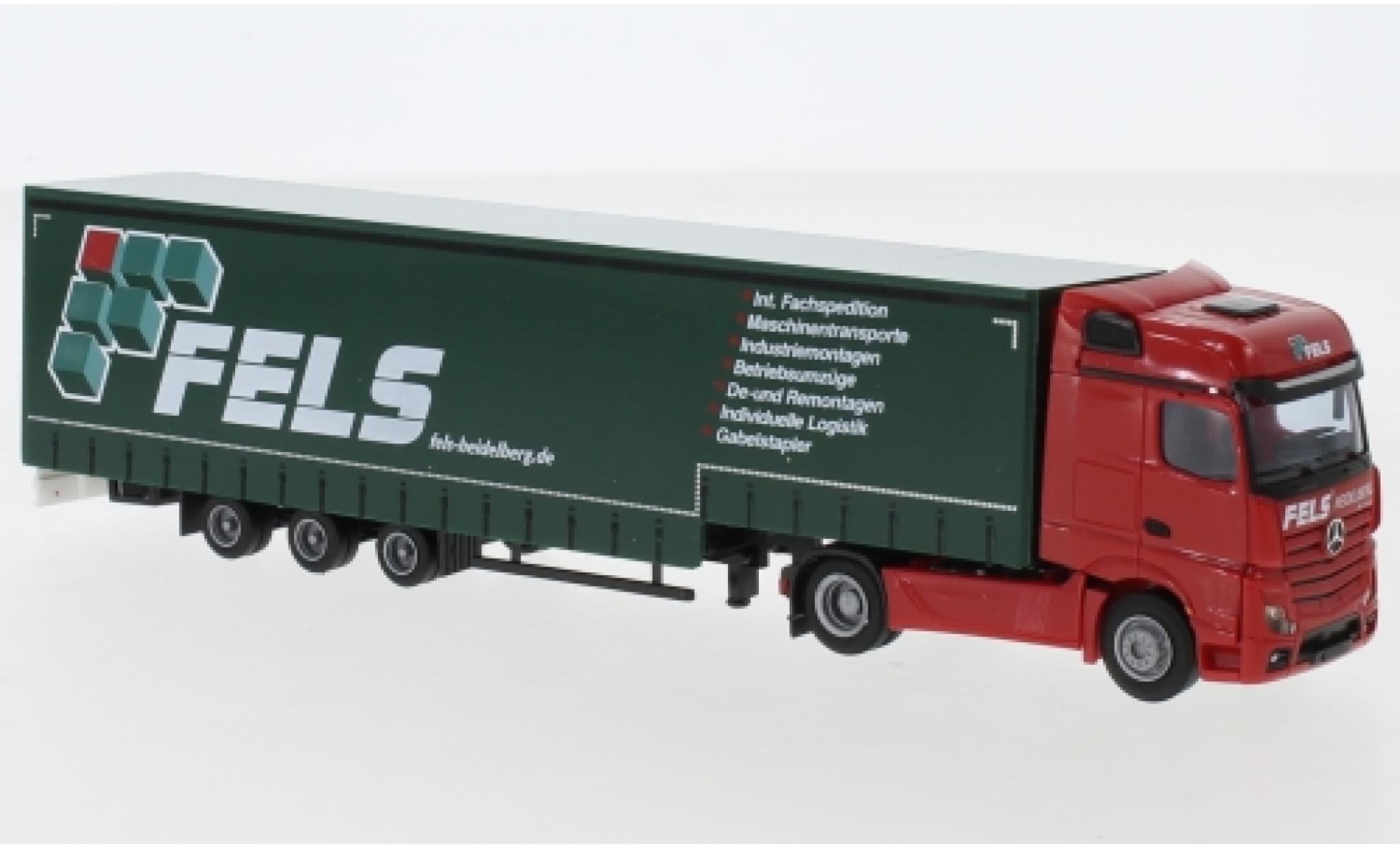 Mercedes Actros 1/87 AWM 5 BigSpace/Aerop. Fels Jumbo-camion avec bache modelauto