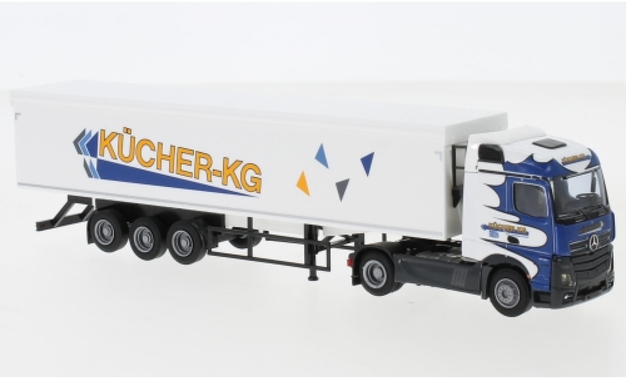 Mercedes Actros 1/87 AWM 5 StreamSpace/Aerop. K&uuml;cher-KG (A) Kippmuldensattelzug modelauto
