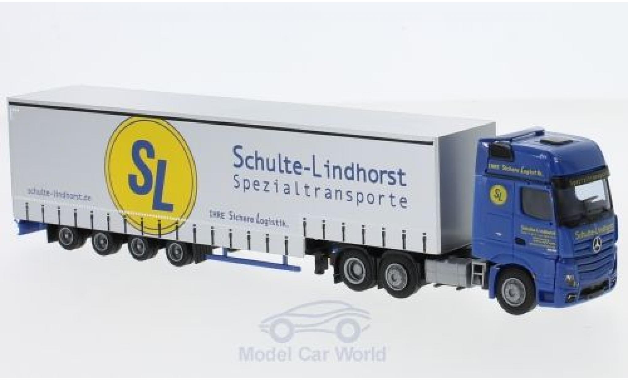 Mercedes Actros 1/87 AWM 2 Giga. Aerop. Schulte-Lindhorst Jumbo-G-KSZ modelauto