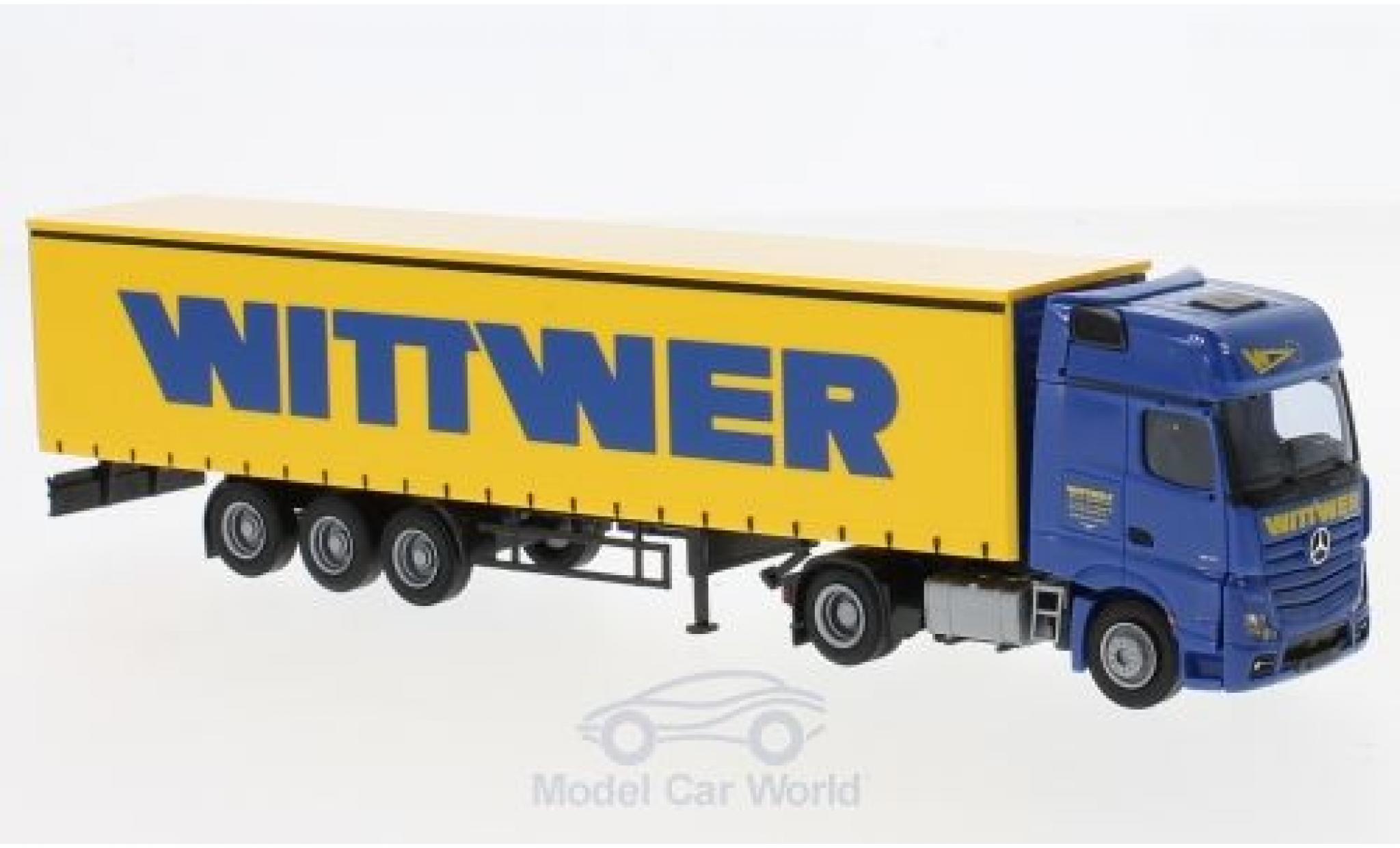 Mercedes Actros 1/87 AWM 2 Giga. Aerop. Wittwer G-KSZ modelauto