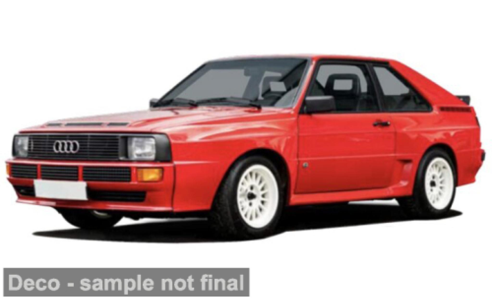 Audi Sport Quattro 1/24 Burago Bburago Sport quattro rood/zwart 1985 1:24 modelauto