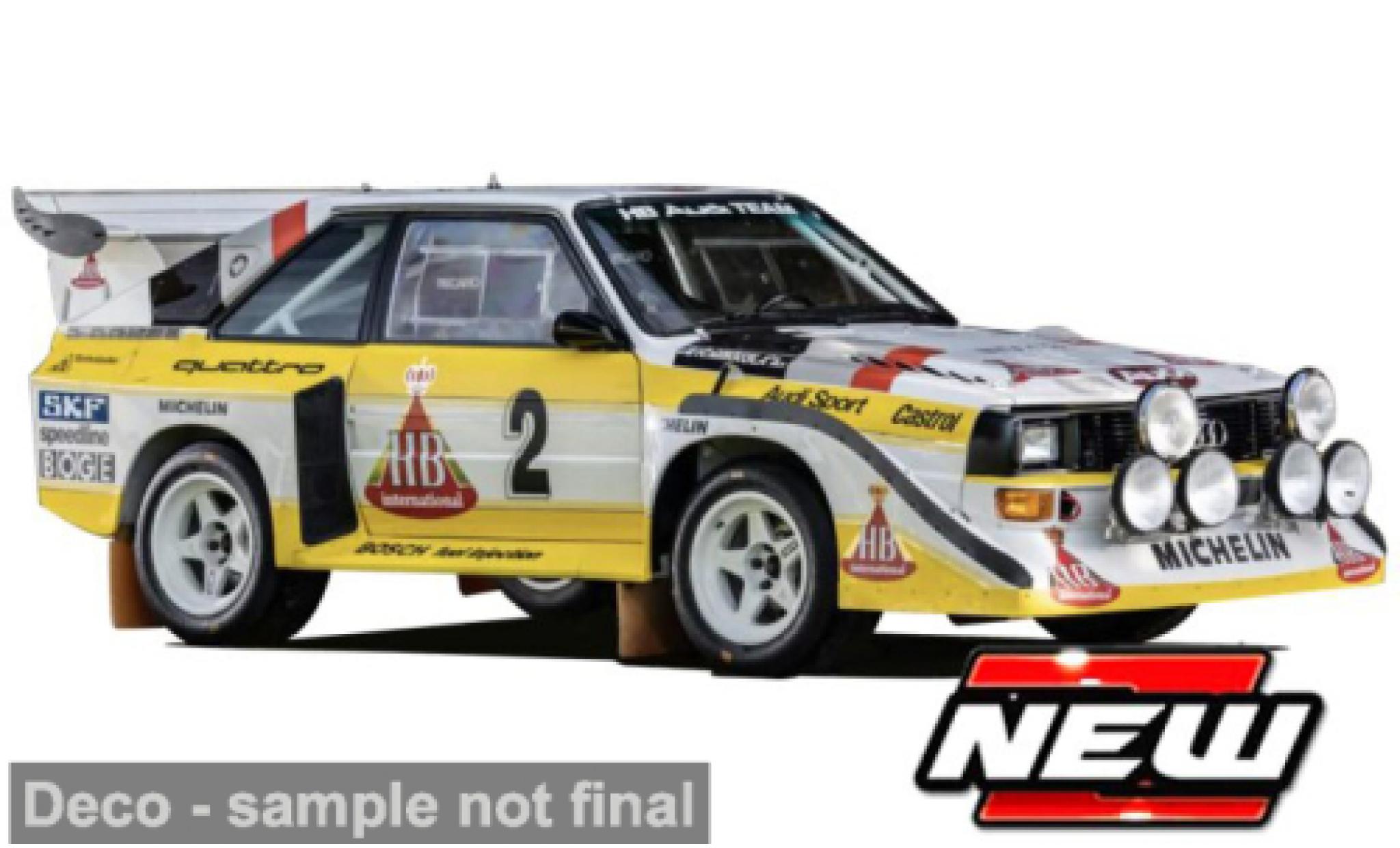 Audi Sport Quattro 1/43 Burago Bburago Sport quattro S1 E2 1985 #2 1:43 modelauto