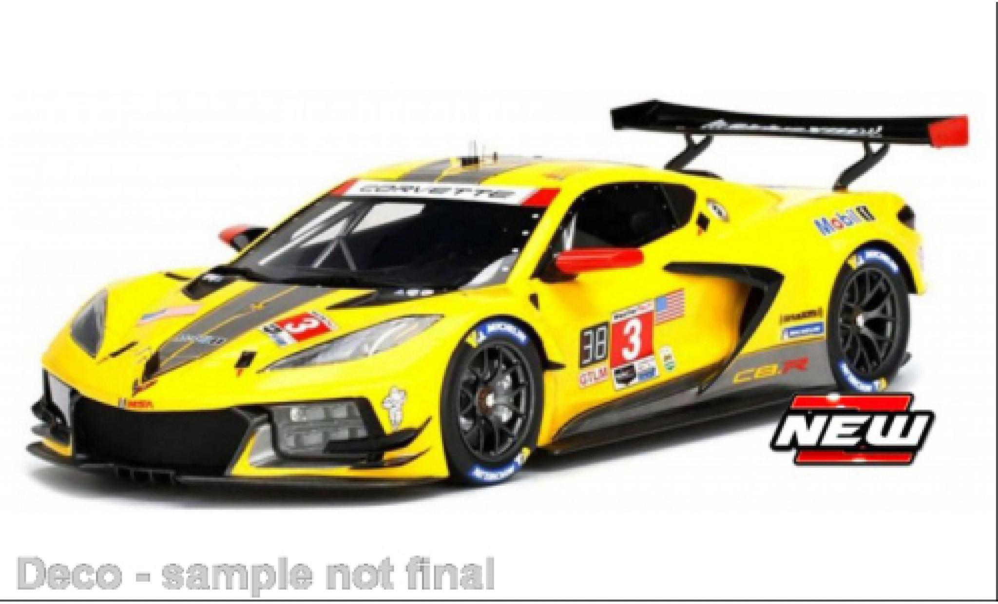 Chevrolet Corvette 1/43 Burago C8.R No.3 2020 modelauto