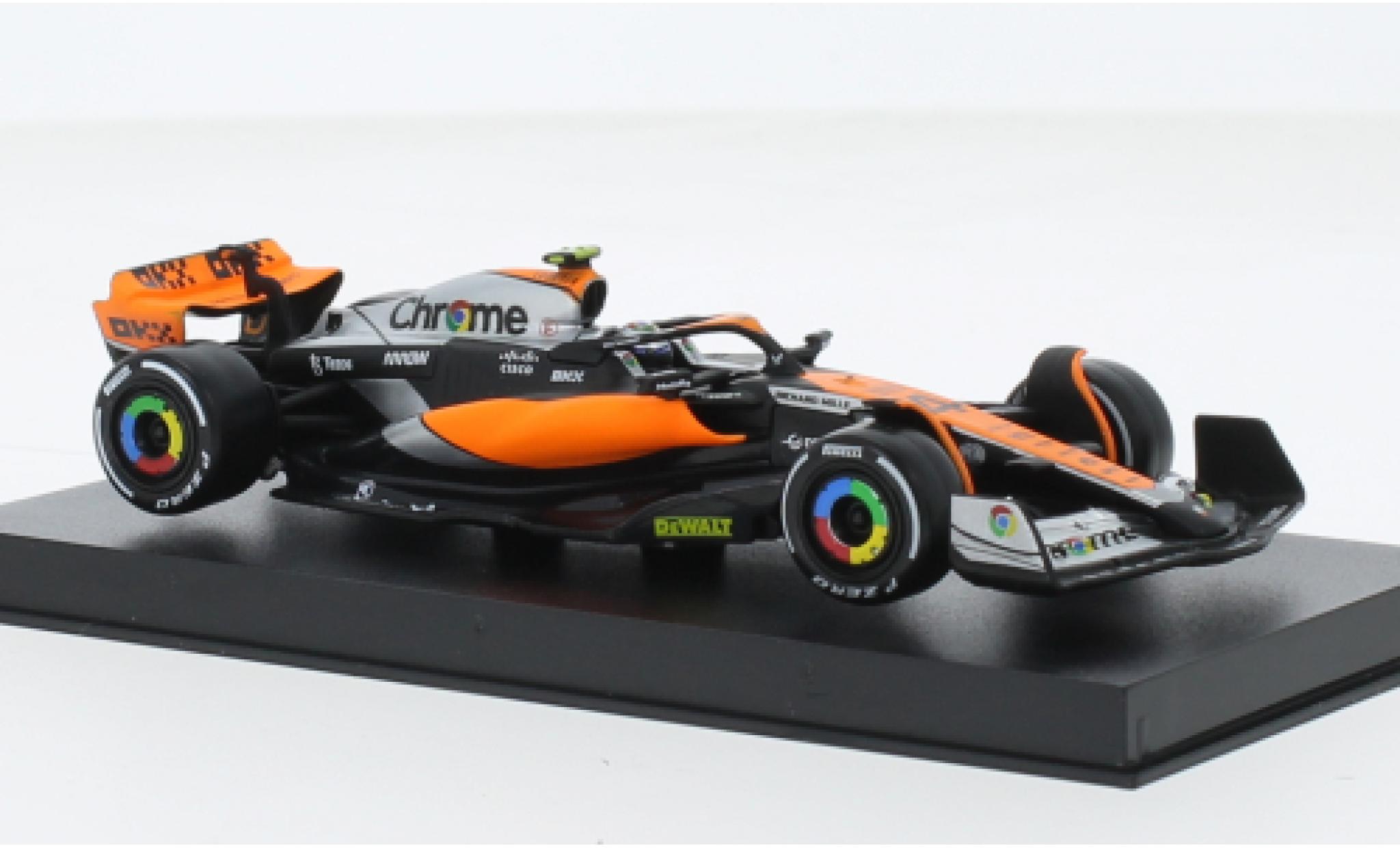 McLaren F1 1/43 Burago Bburago MCL60 No.4 Team formule 1 GP Grande-Bretagne 2023 modelauto