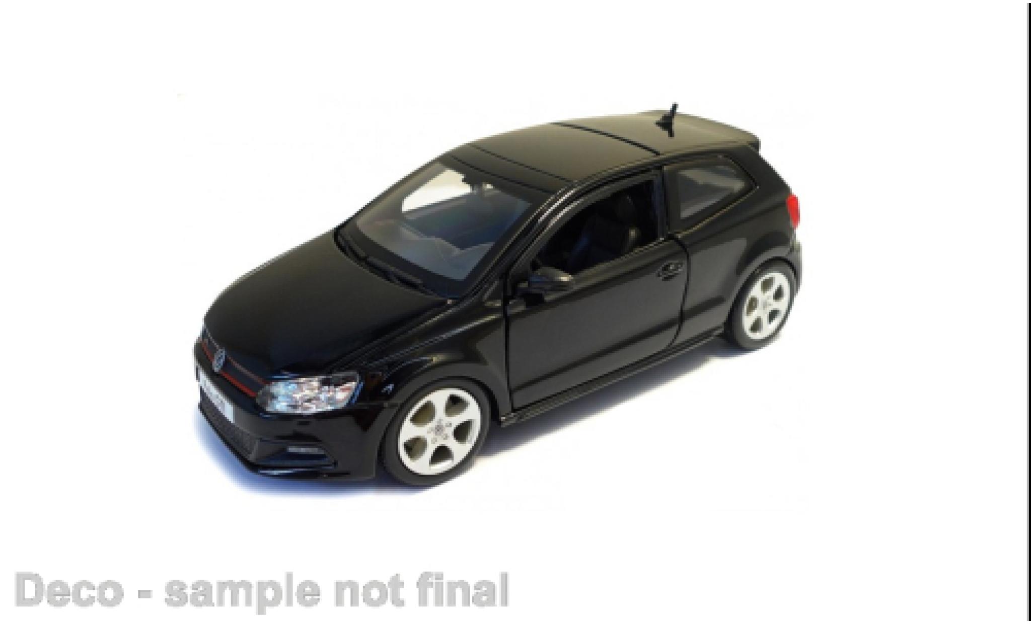 Volkswagen Polo 1/43 Burago Bburago V GTI zwart modelauto
